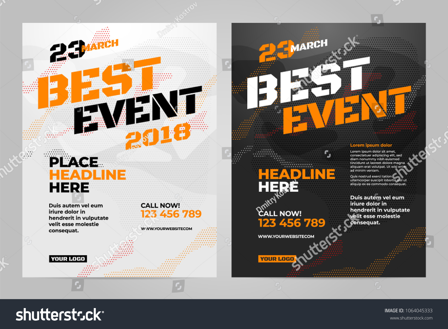 Vector Layout Design Template Sport Event Stock Vector (Royalty Free ...