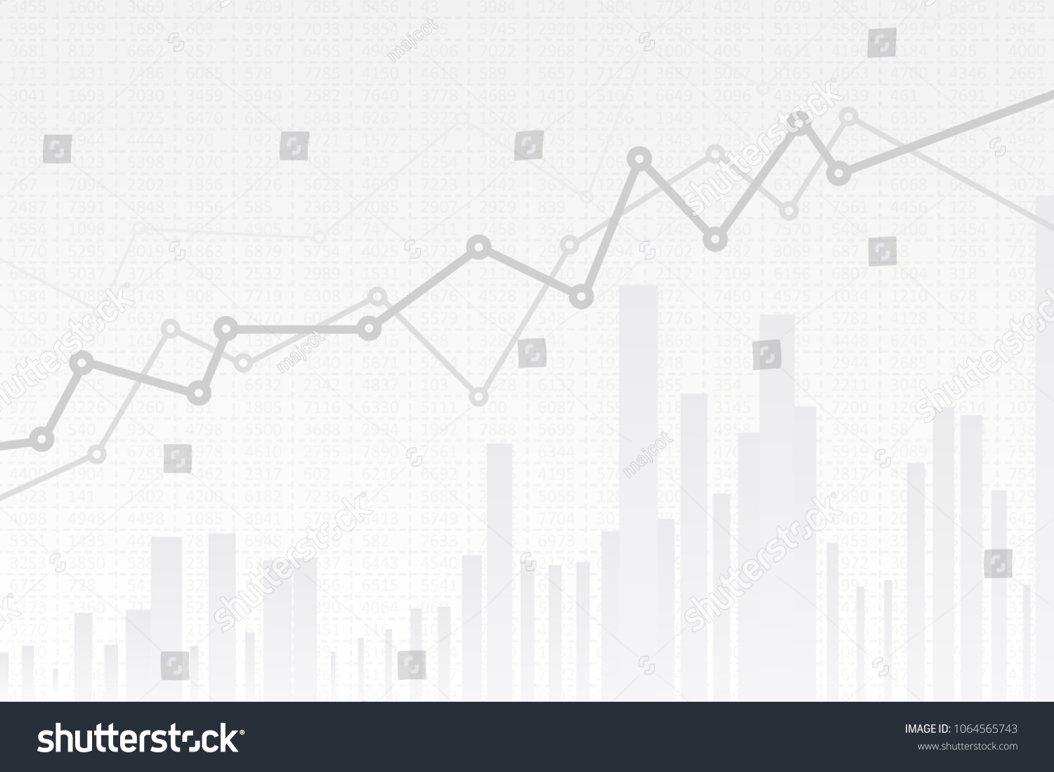 Abstract Infographics Visualization Business Chart Graph Stock ...