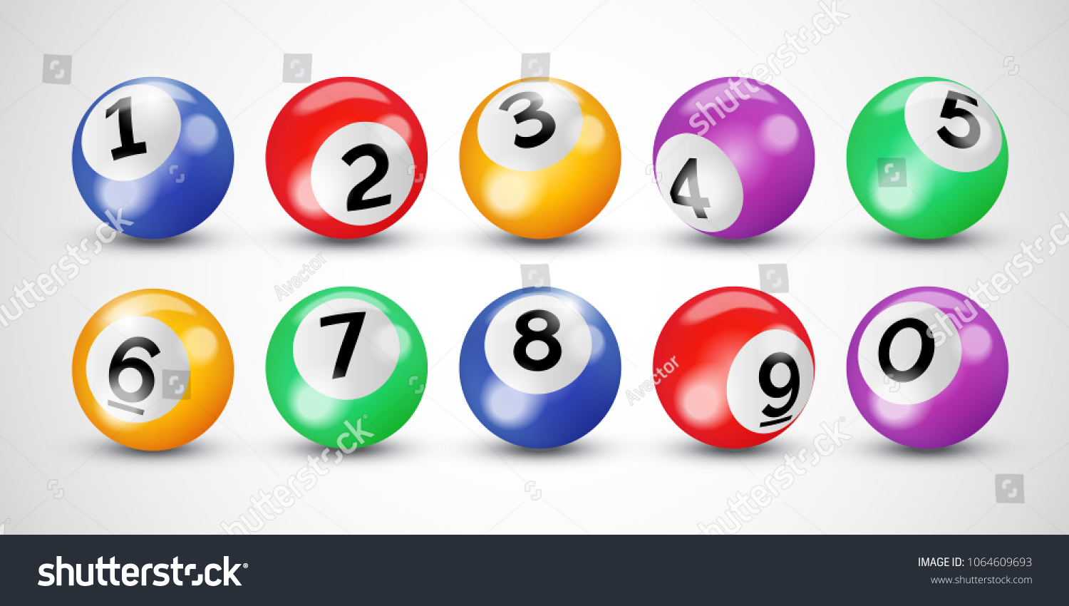 Bingo Lottery 3d Balls Numbers Keno Stock Vector (Royalty Free ...