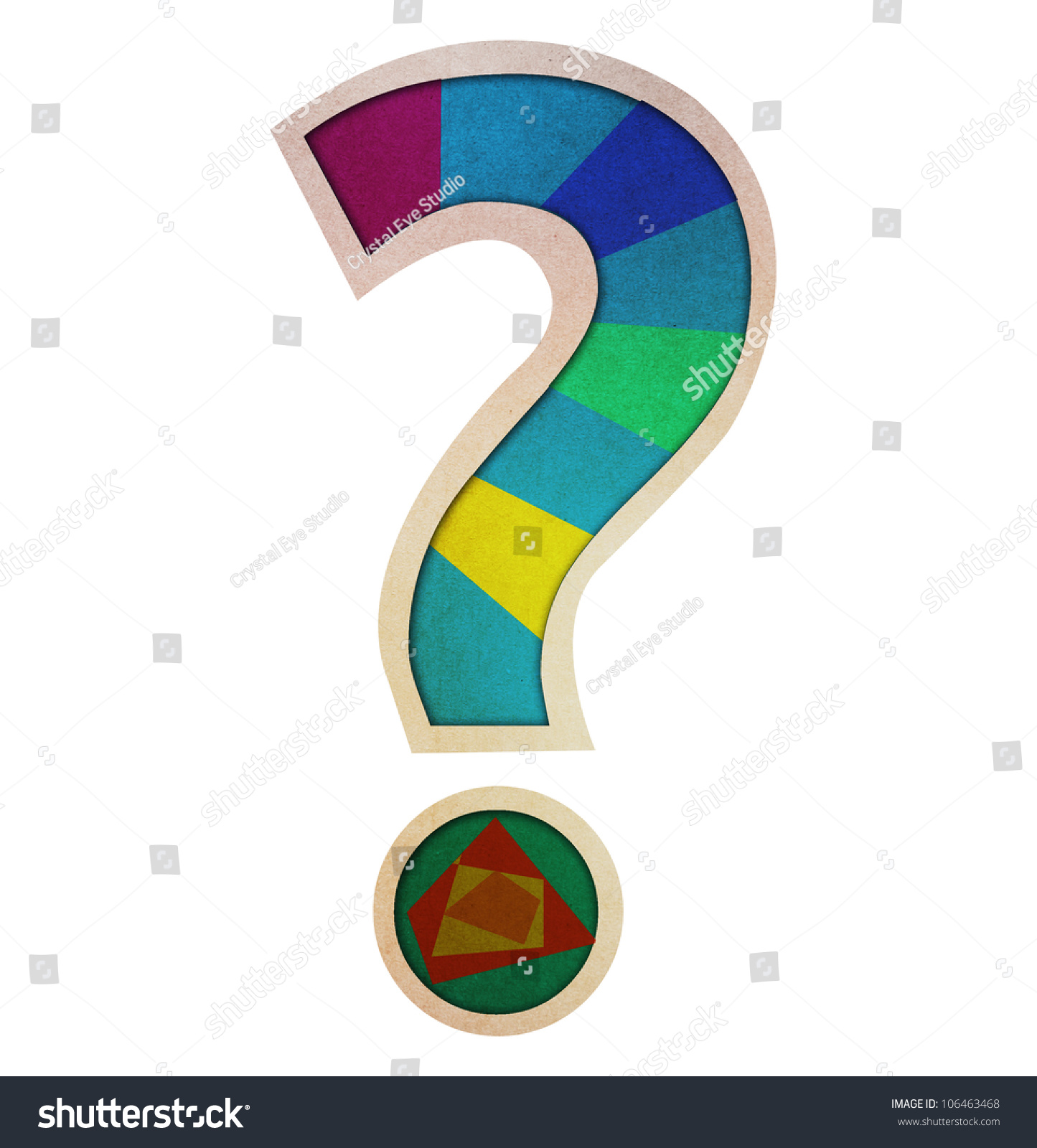 Fancy Question Mark Illustration Colorful Symbol 스톡 일러스트 106463468 Shutterstock 4791