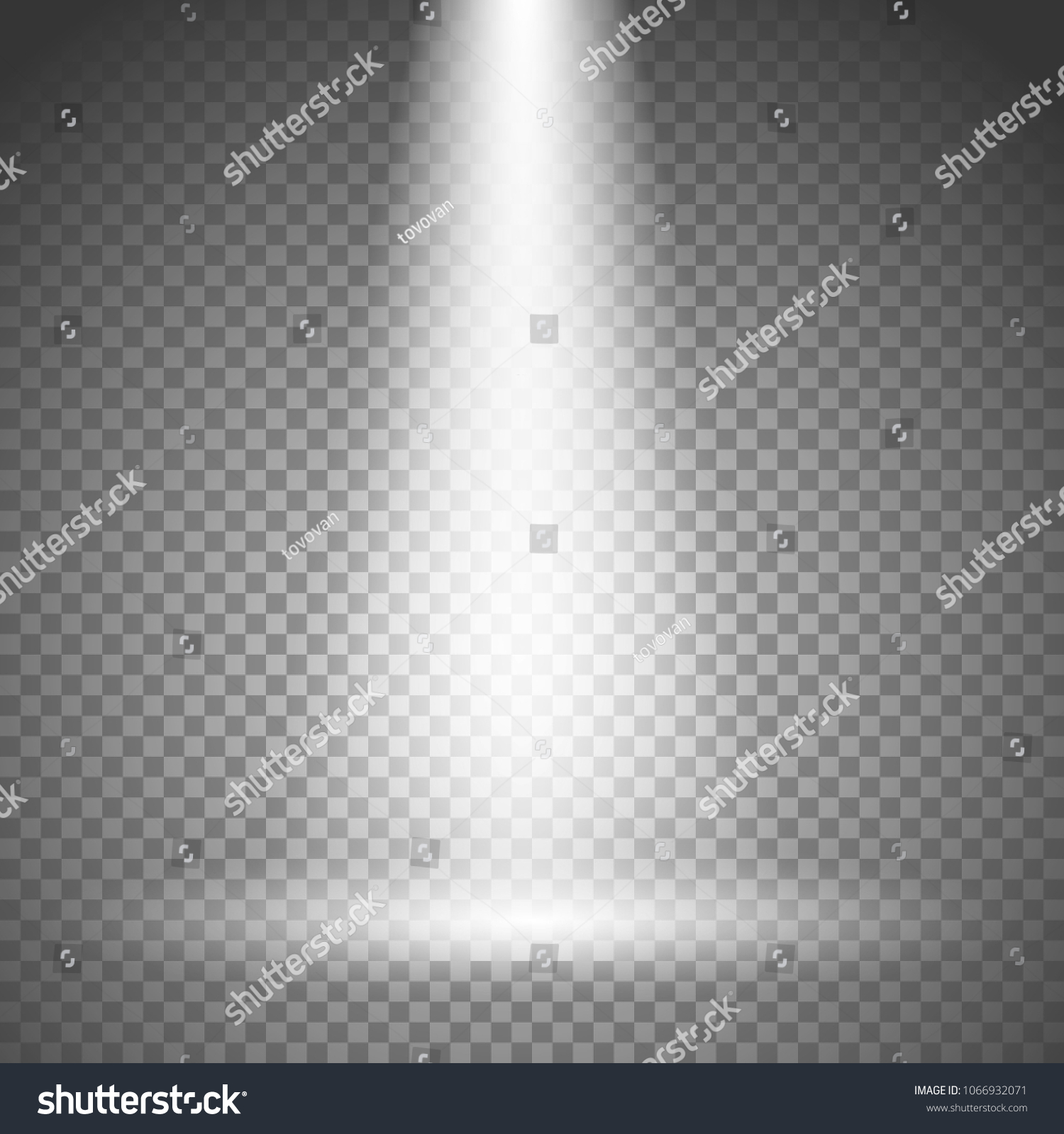 Light Beem On Transparent Background Stock Vector (Royalty Free ...