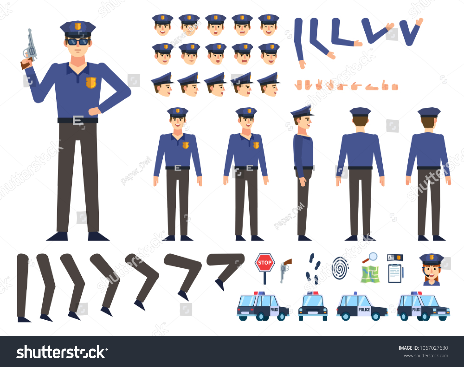 Polizei Hintergrundbilder:  Draw Your Own Police World!