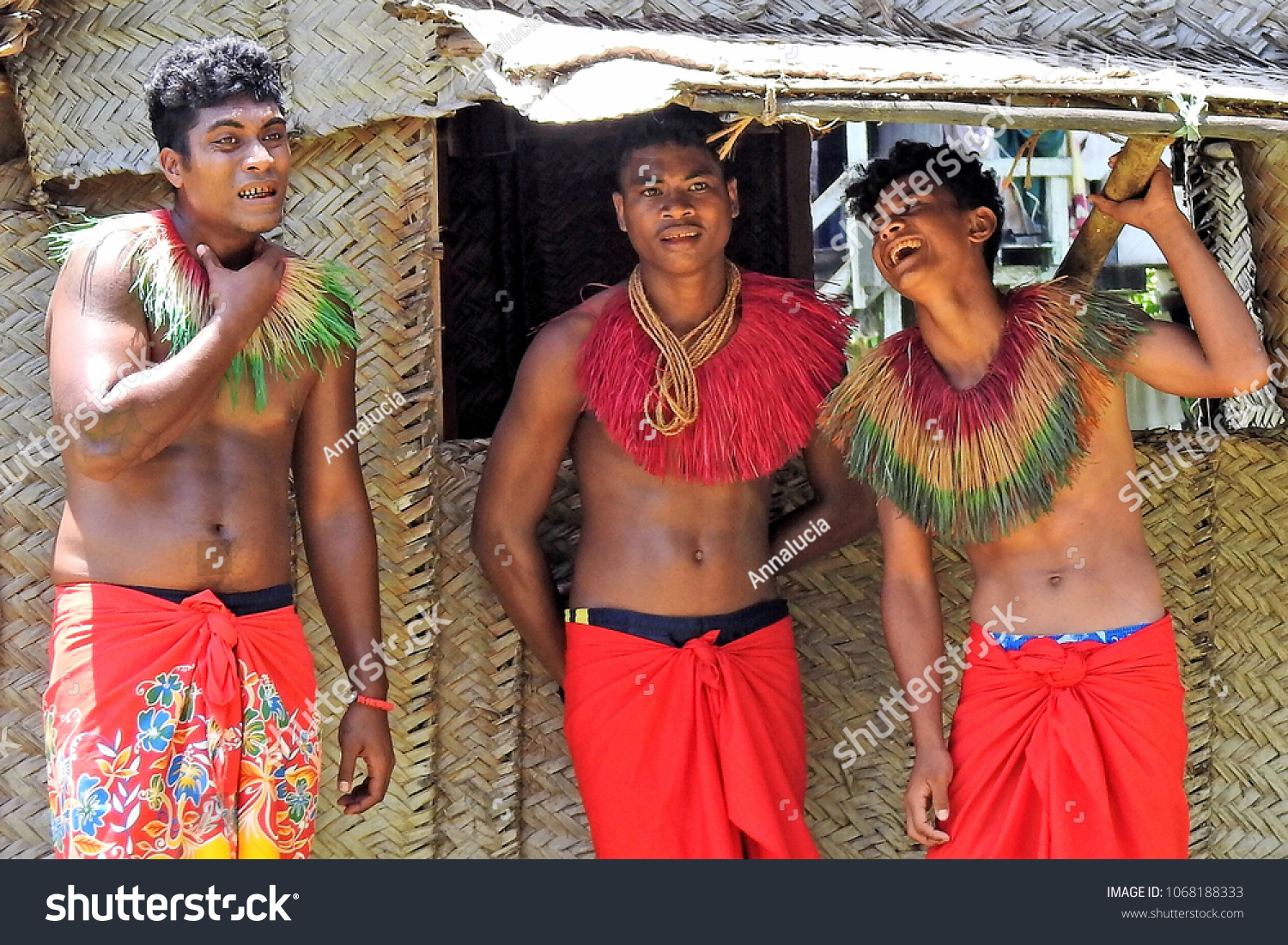 Sikaiana Cultural Village Honiara Solomon Islands Stock Photo ...