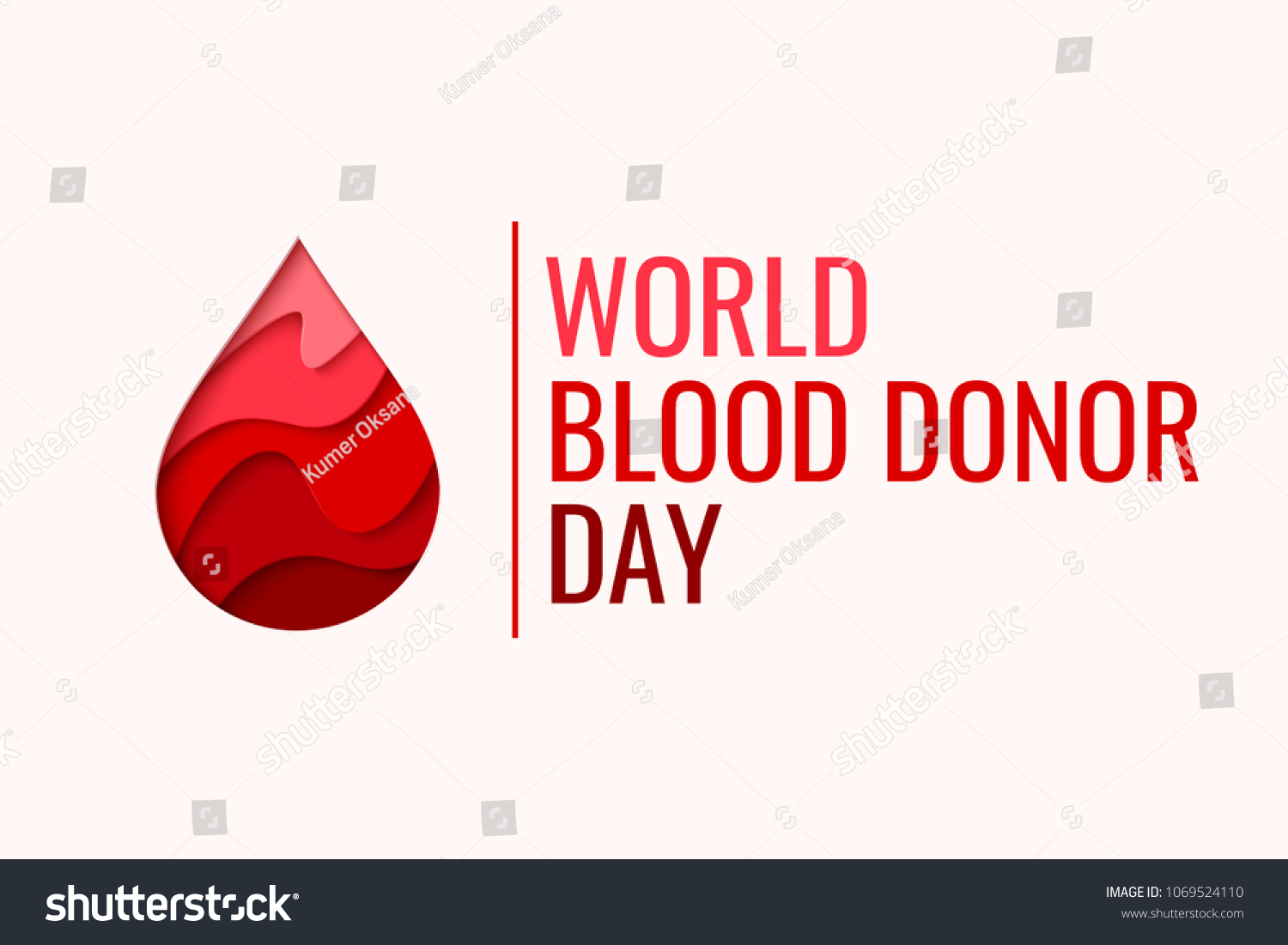 World Blood Donor Day Vector Background Stock Vector (Royalty Free ...