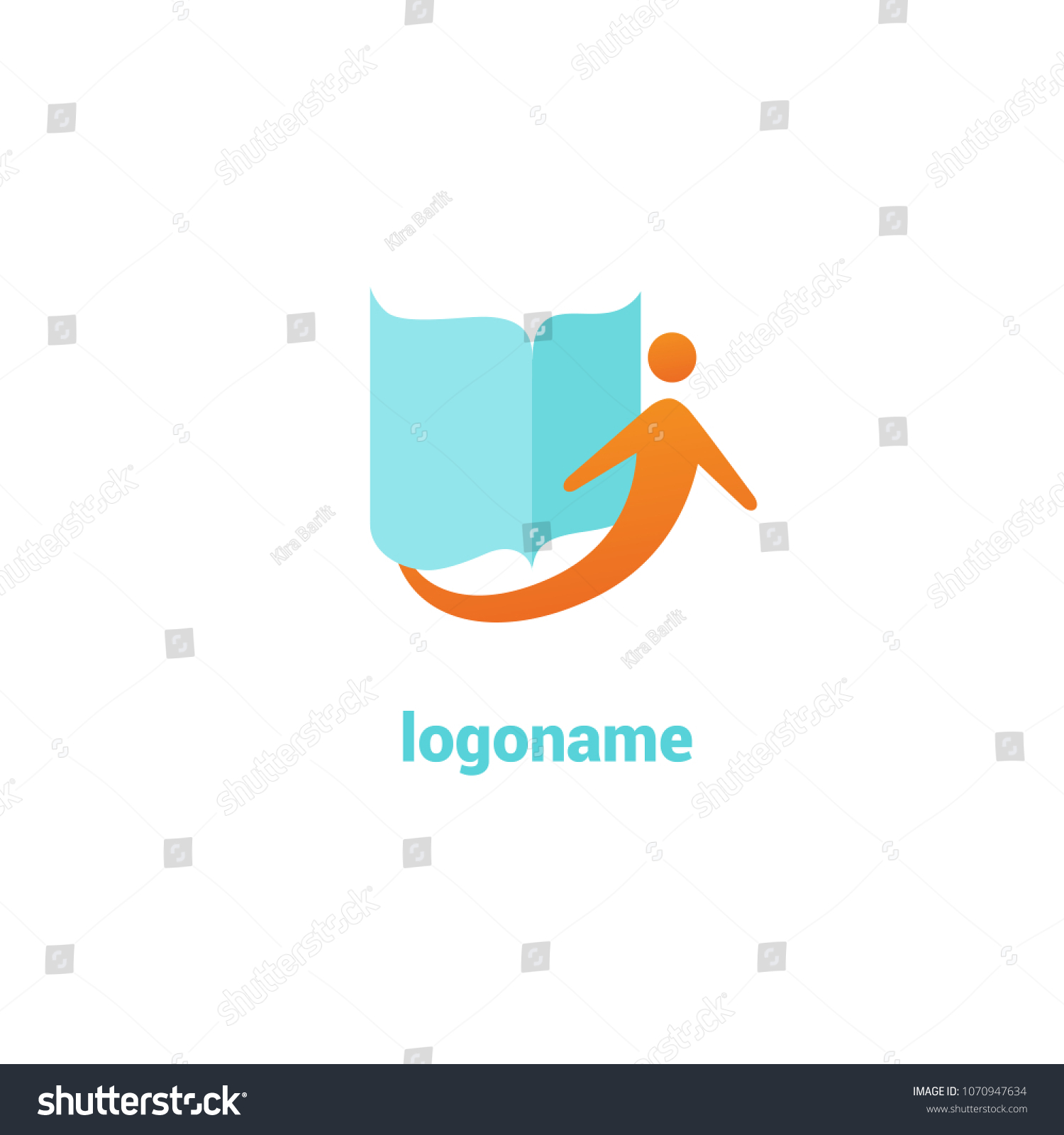 Abstract Education Logo Icon Vector Design Stock Vector (Royalty Free ...