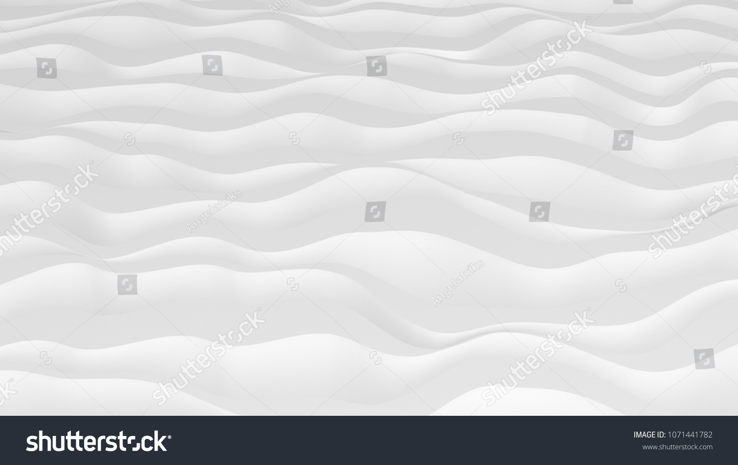 White Wave Background 3d Illustration 3d Stock Illustration 1071441782 ...