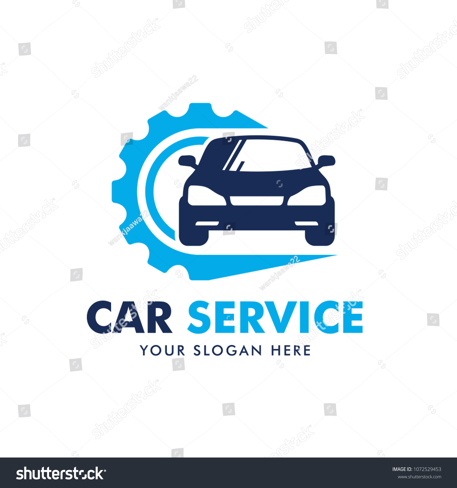 Car Service Logo Design Vector Stock Vector (Royalty Free) 1072529453 ...