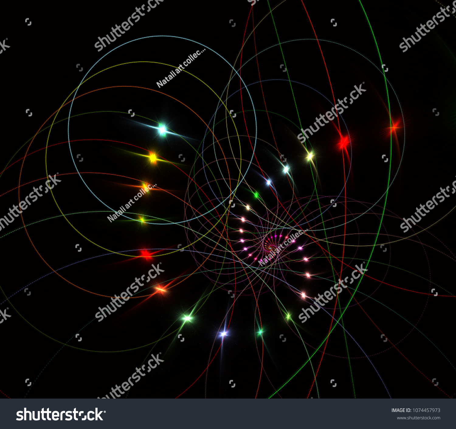 String Theory Physical Processes Quantum Theory Stock Illustration ...