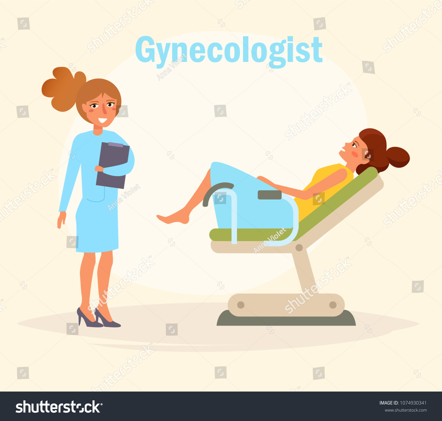 Gynecologist Vector Cartoon Isolated Art On Stock Vector Royalty Free 1074930341 Shutterstock 1712