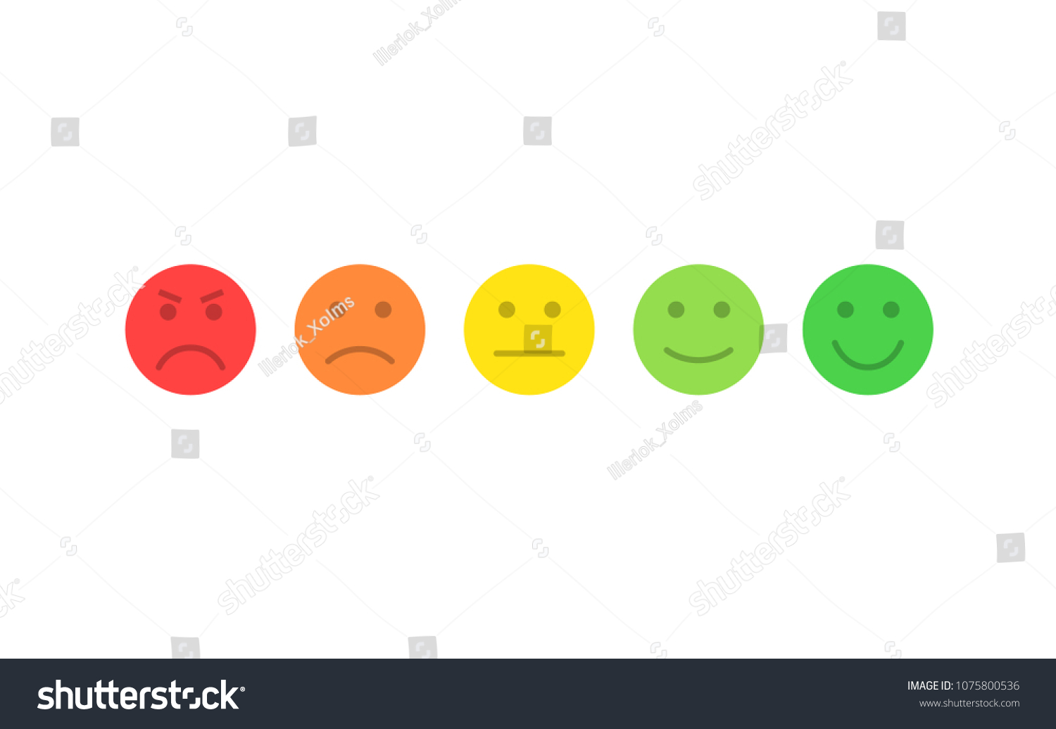 Feedback Vector Concept Rank Level Satisfaction Stock Vector Royalty Free 1075800536 6149