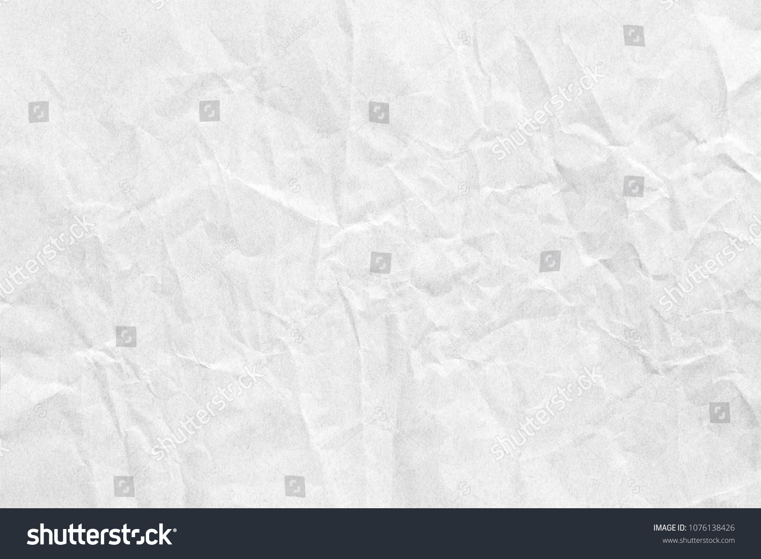 Grey Crumpled Paper Texture Stock Photo 1076138426 | Shutterstock