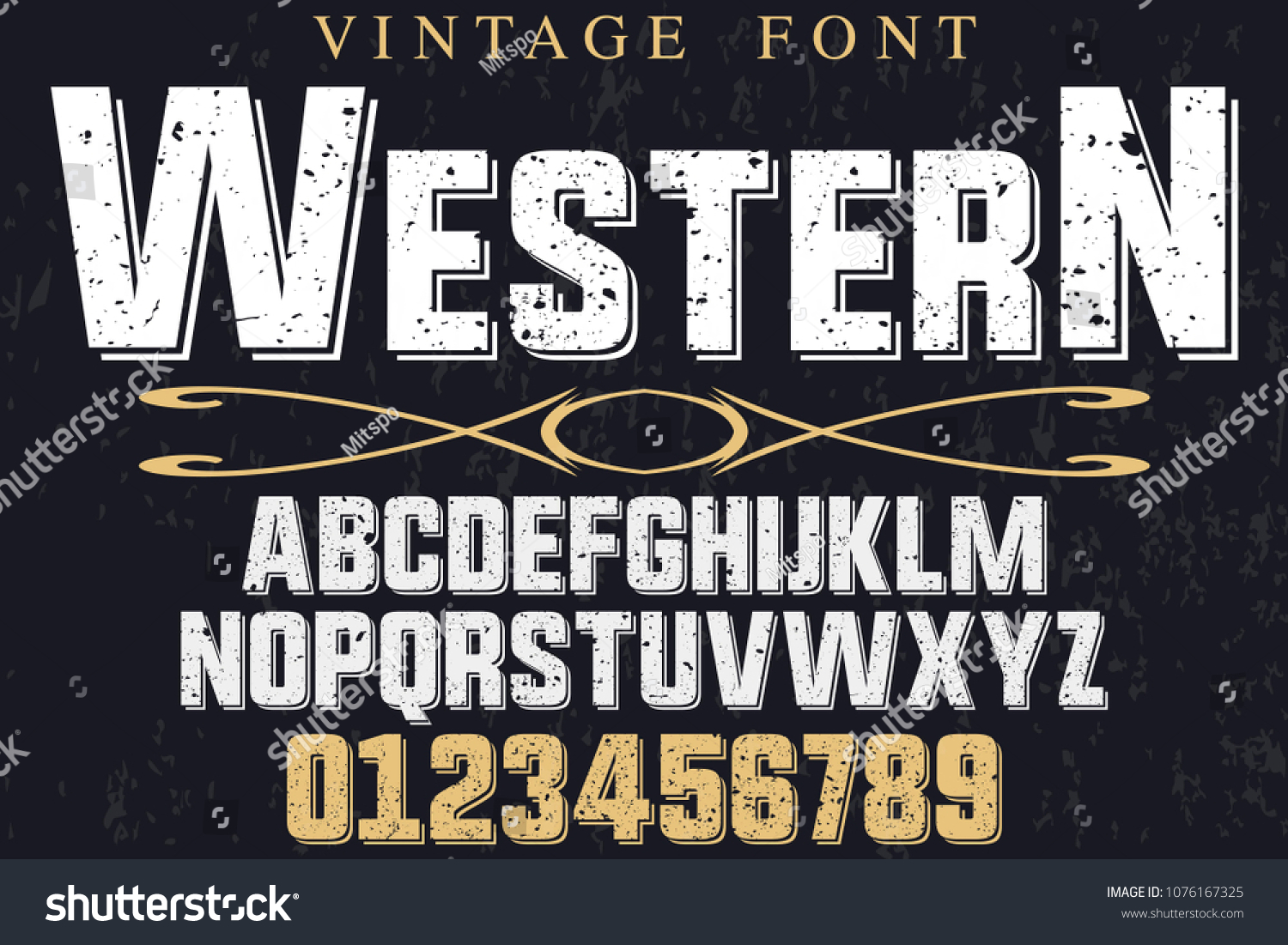 Font Alphabet Script Typeface Handcrafted Handwritten Stock Vector ...