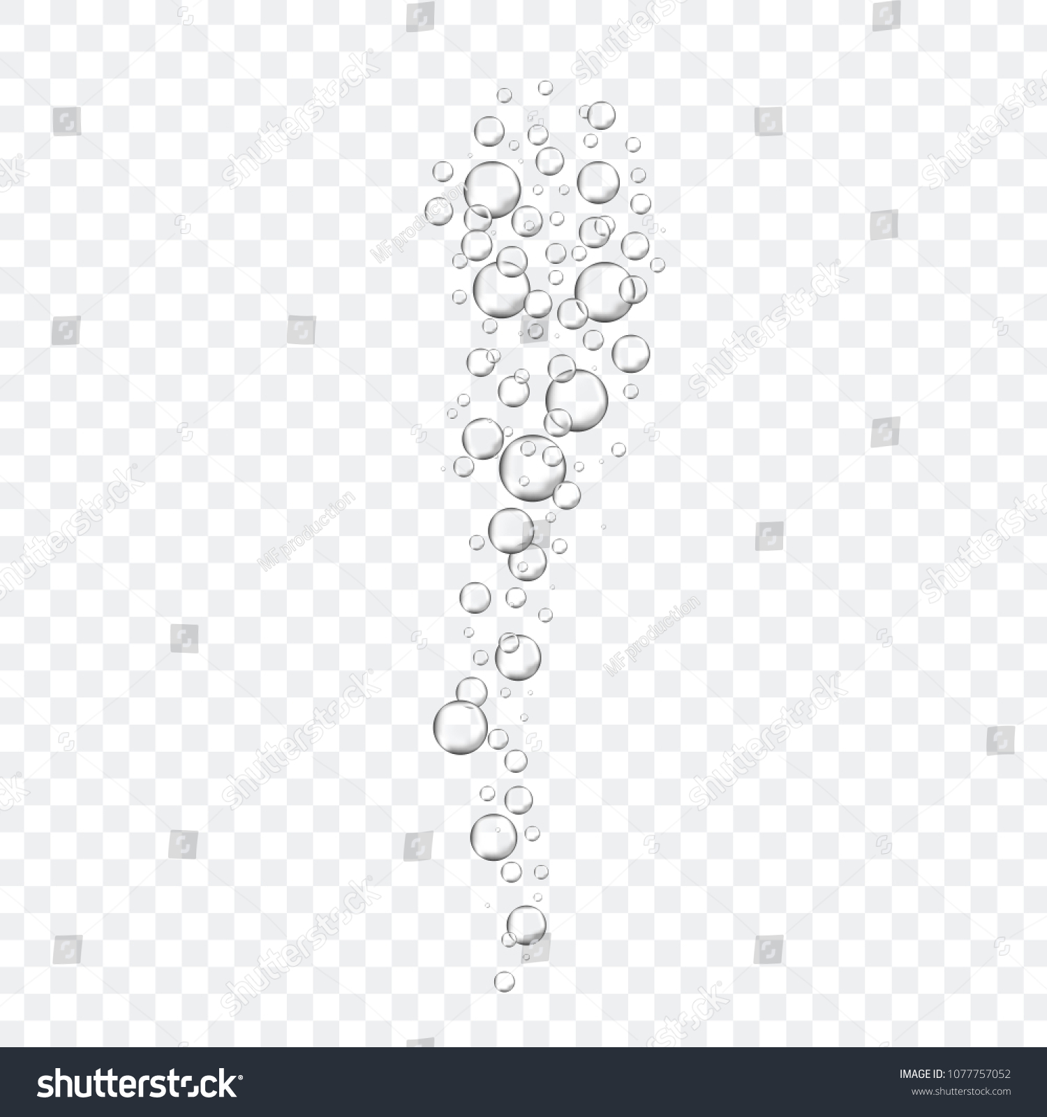 Air Bubbles Set Isolated On Transparent Stock Vector (Royalty Free ...