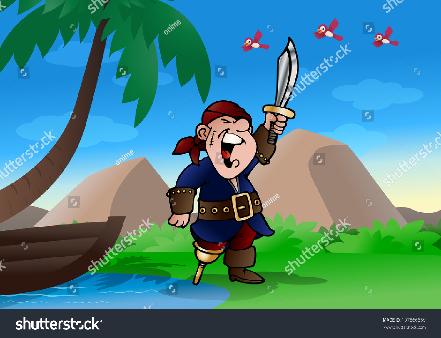 stock-photo-illustration-of-a-male-pirat