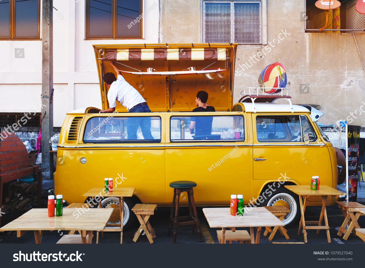 Bangkok Thailand 23sep Food Truck Concept Stock Photo 1079527040