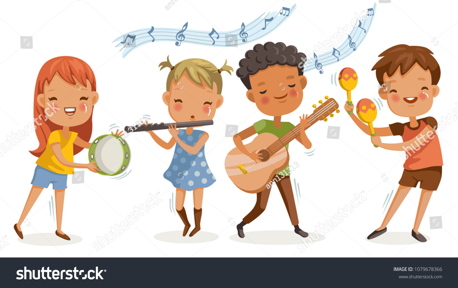 165 Girl Flute Clipart Images, Stock Photos & Vectors | Shutterstock