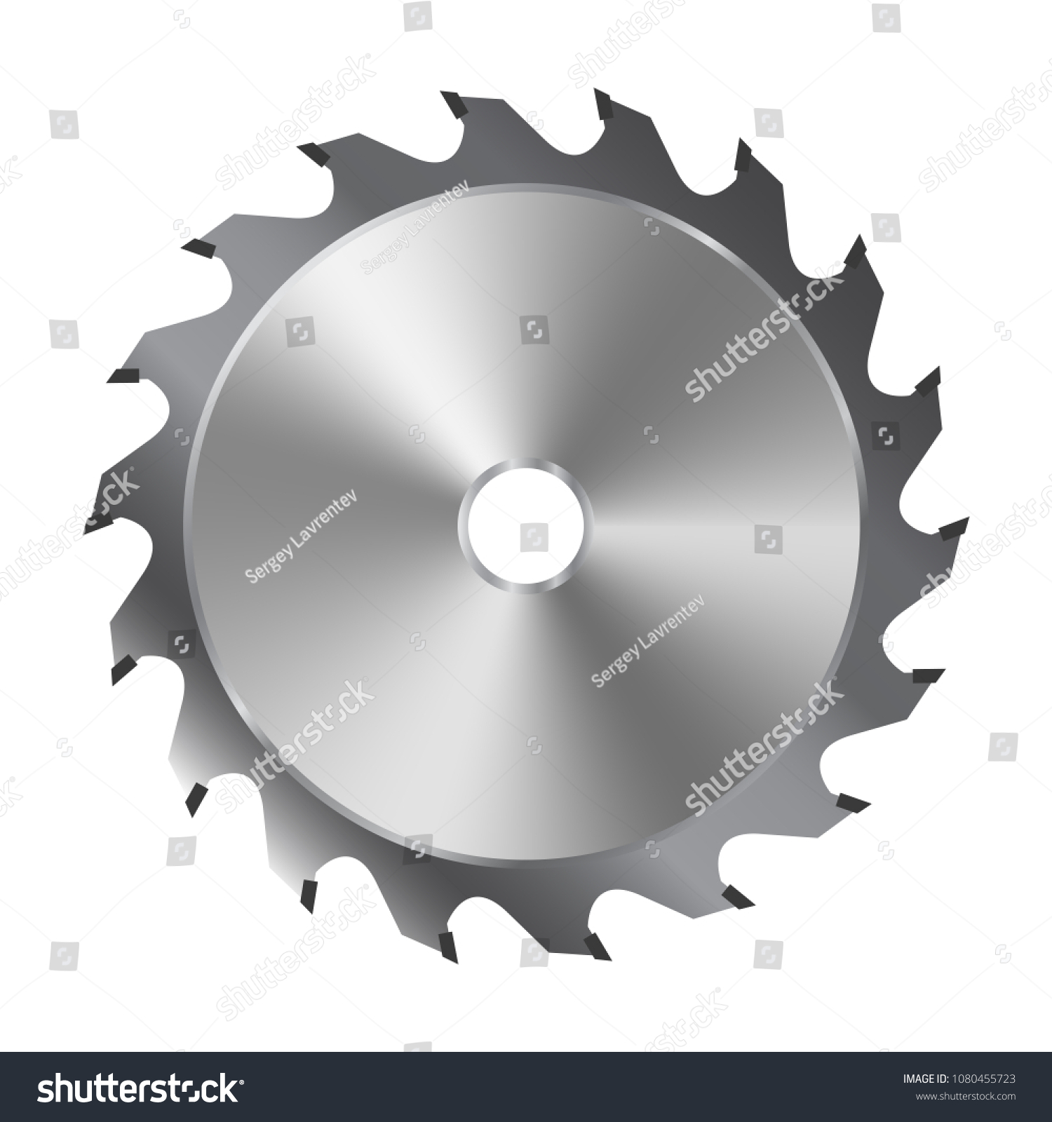 Saw Blade Circular Saw Vector Illustration Stock Vector (Royalty Free ...