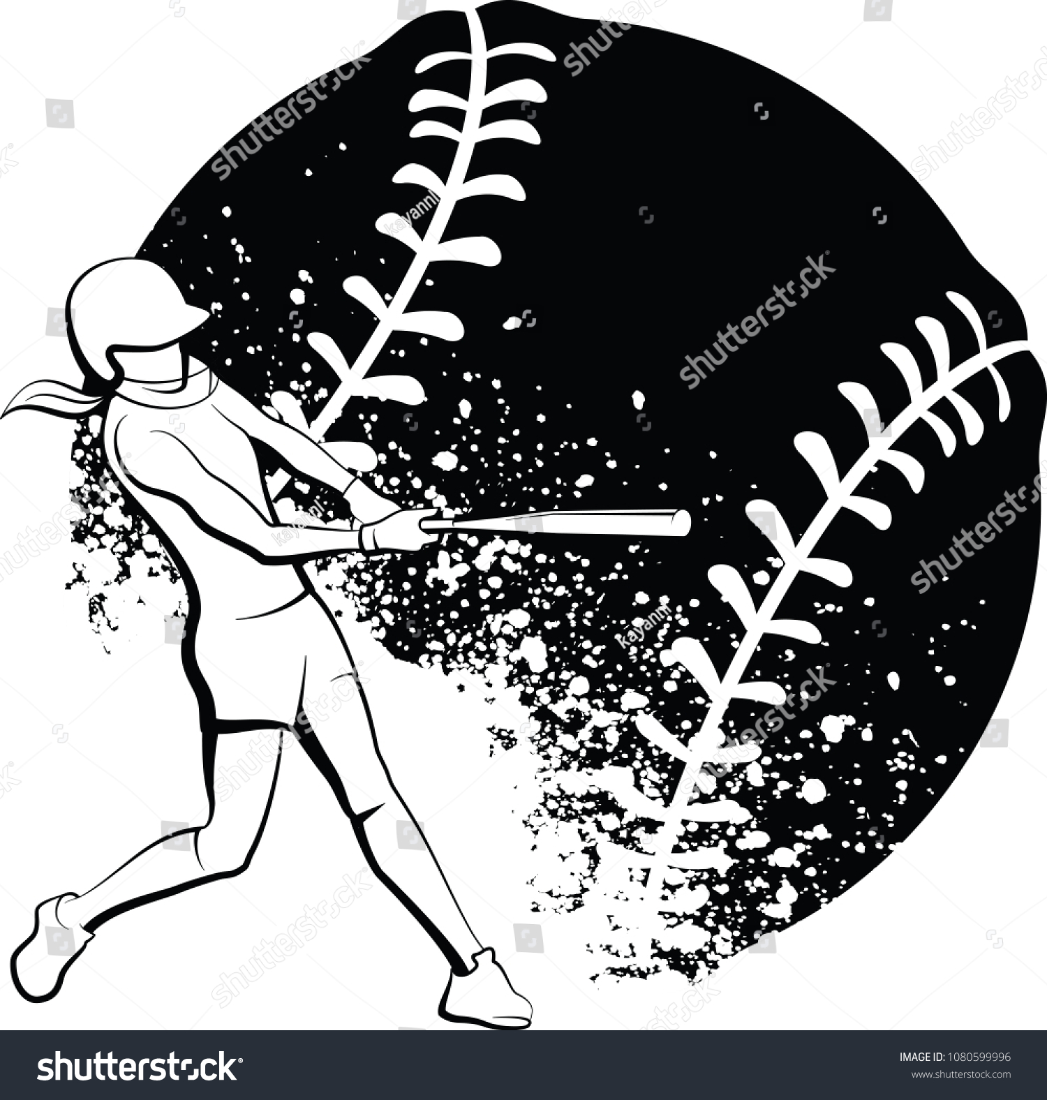 Softball stock images