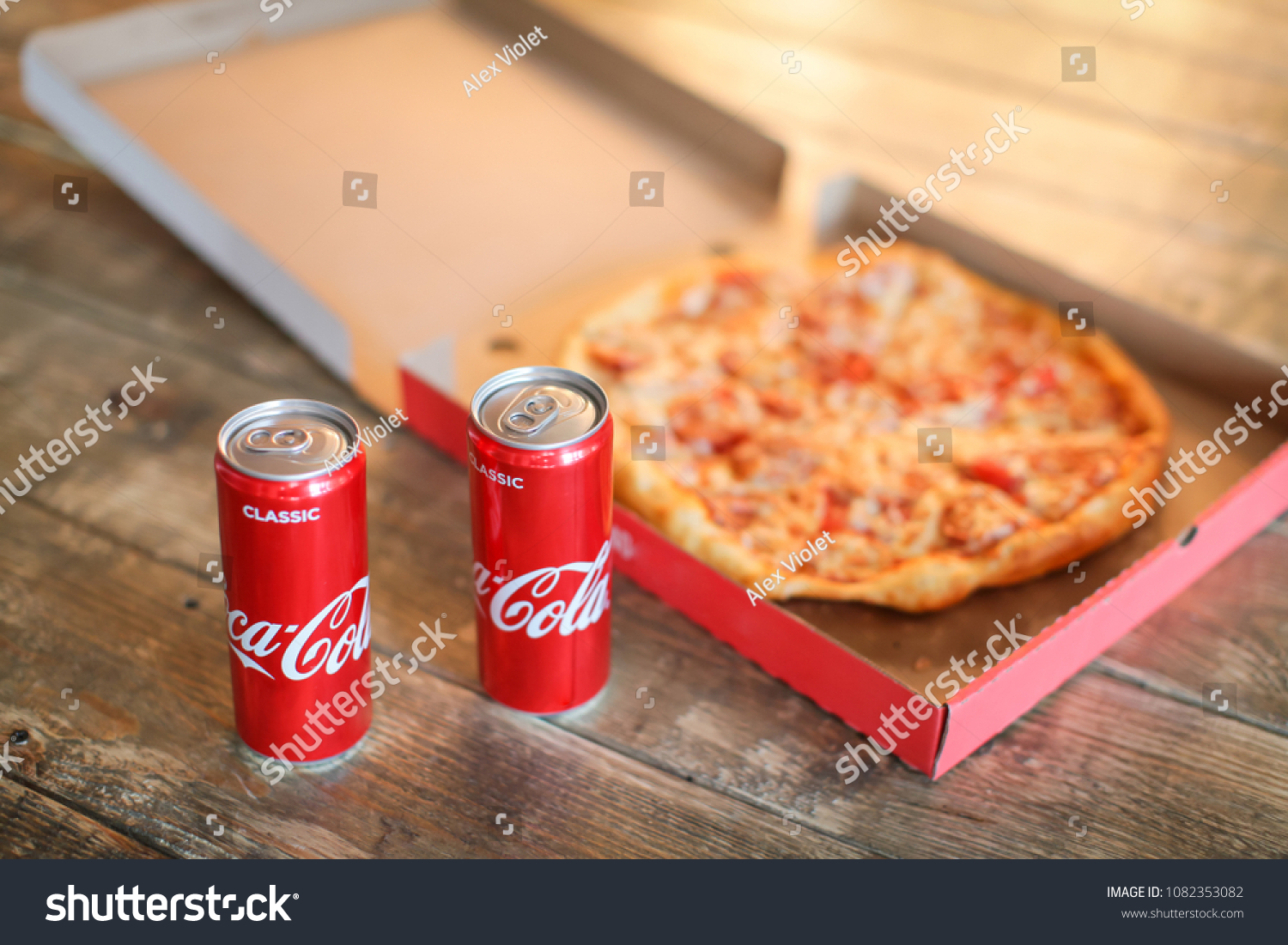 фотография пиццы и колы фото 29