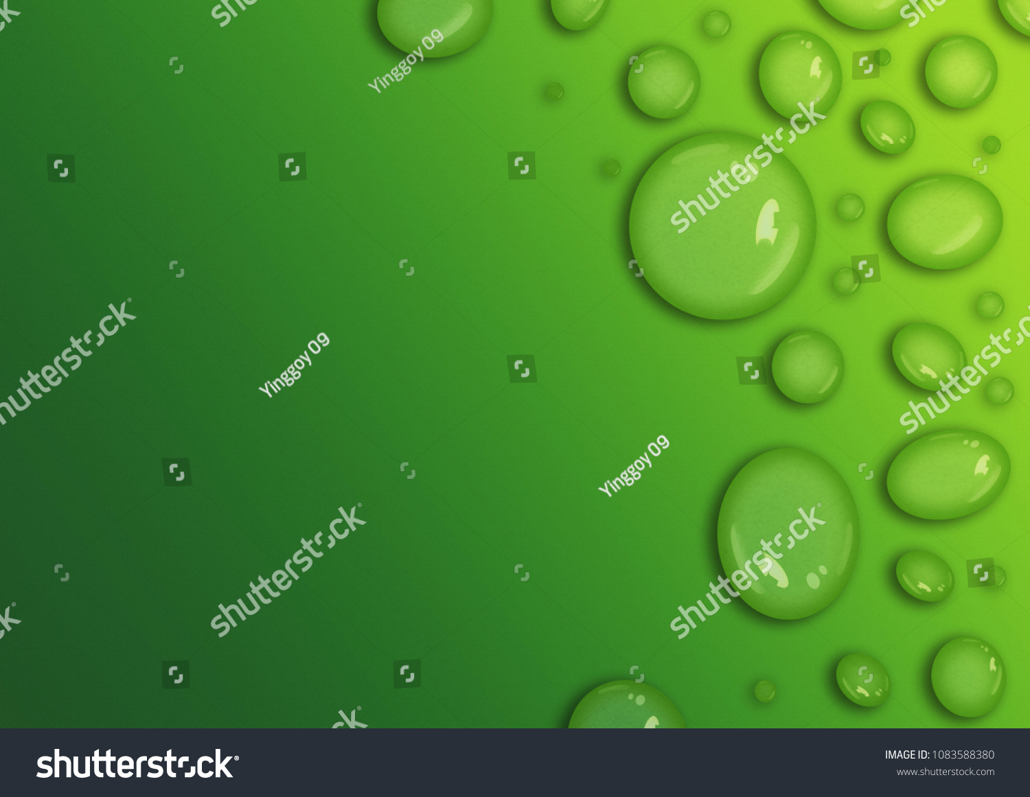 Water Drops Background Stock Illustration 1083588380 | Shutterstock