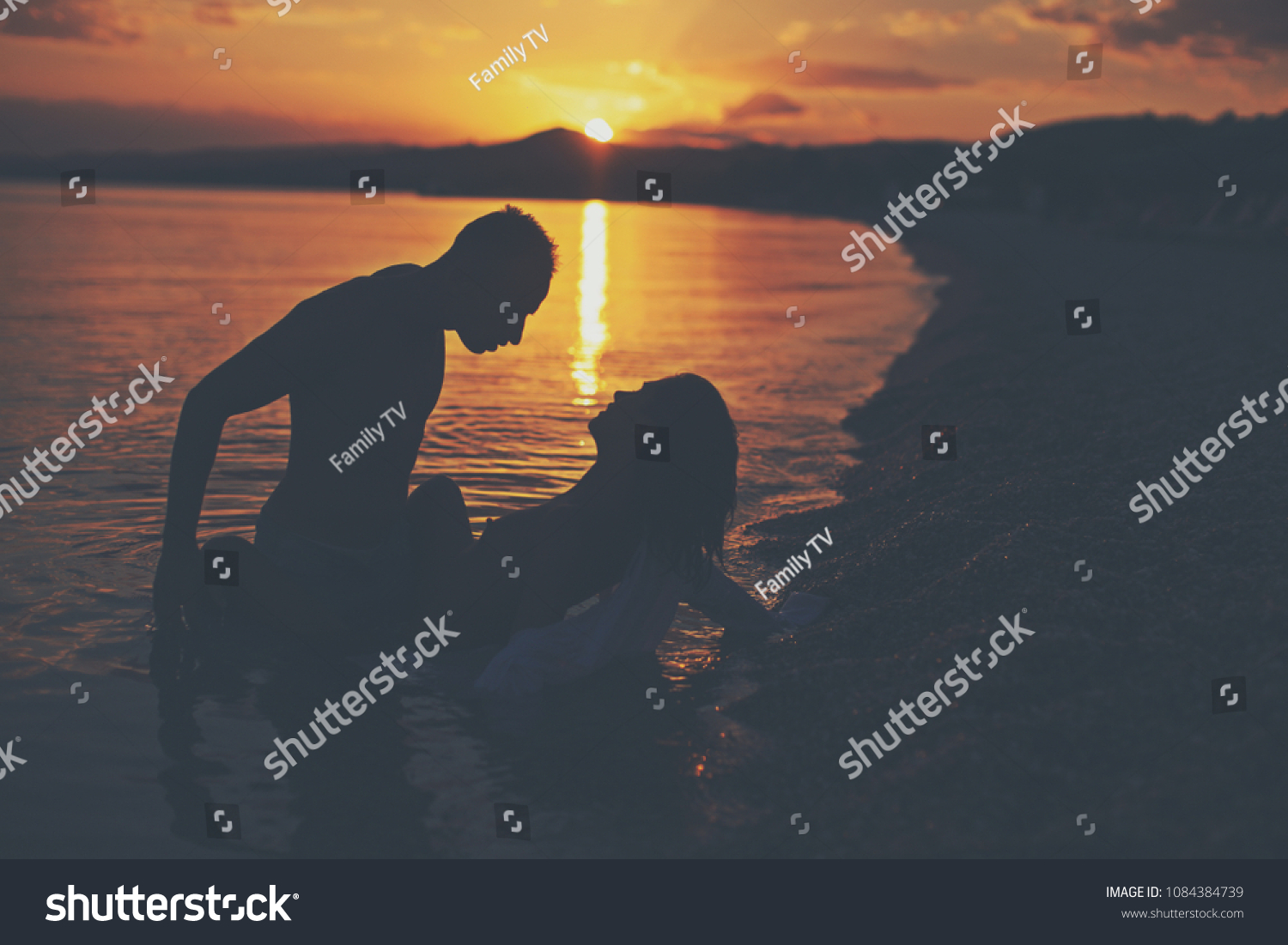 Nude Couple Passionate Couple Kissing Boy Stock Photo 1084384739 