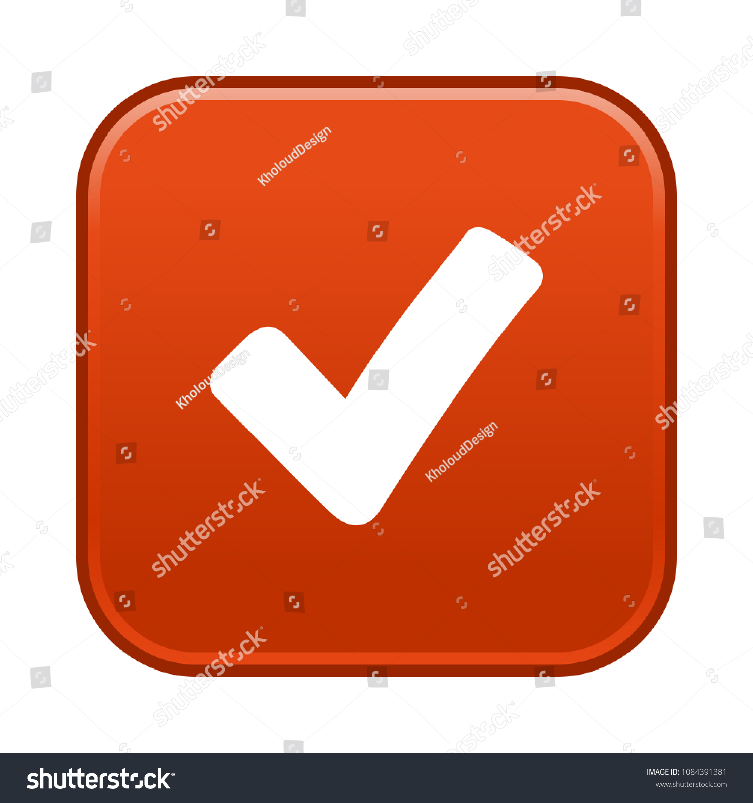 Accept Check Mark Stock Vector (Royalty Free) 1084391381 | Shutterstock