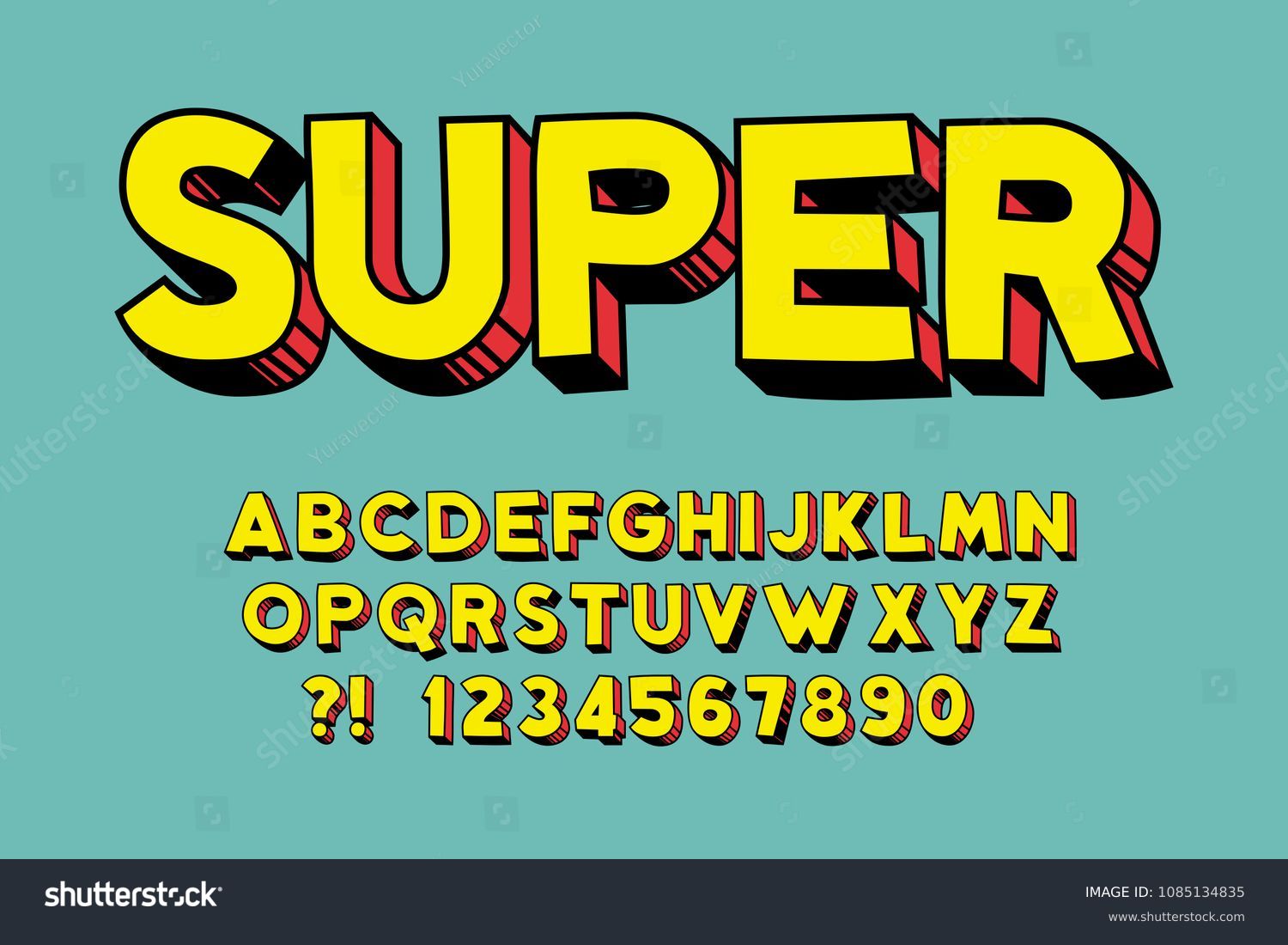 5,379 Super Hero Fonts Images, Stock Photos & Vectors | Shutterstock