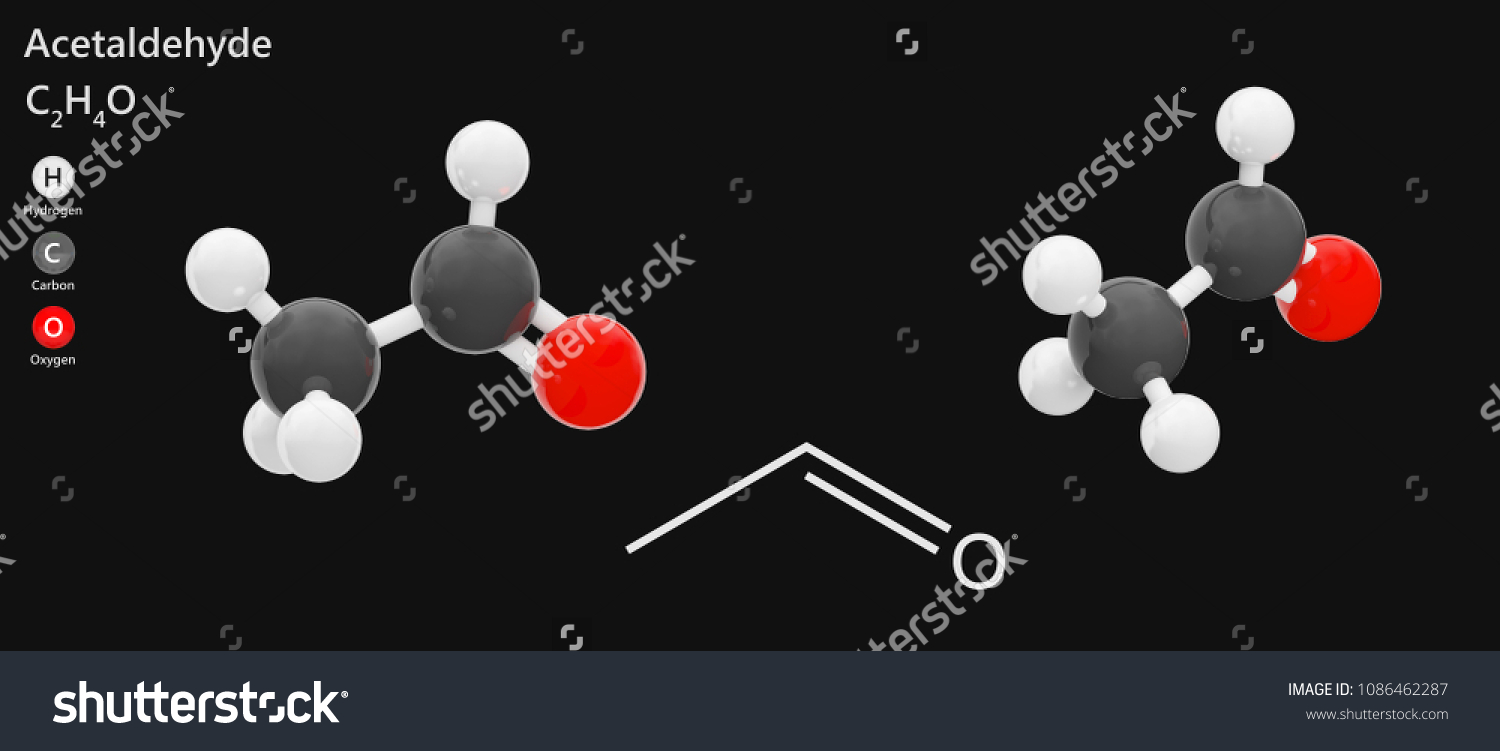 Acetaldehyde Colorless Flammable Liquid Used Manufacture Stock ...