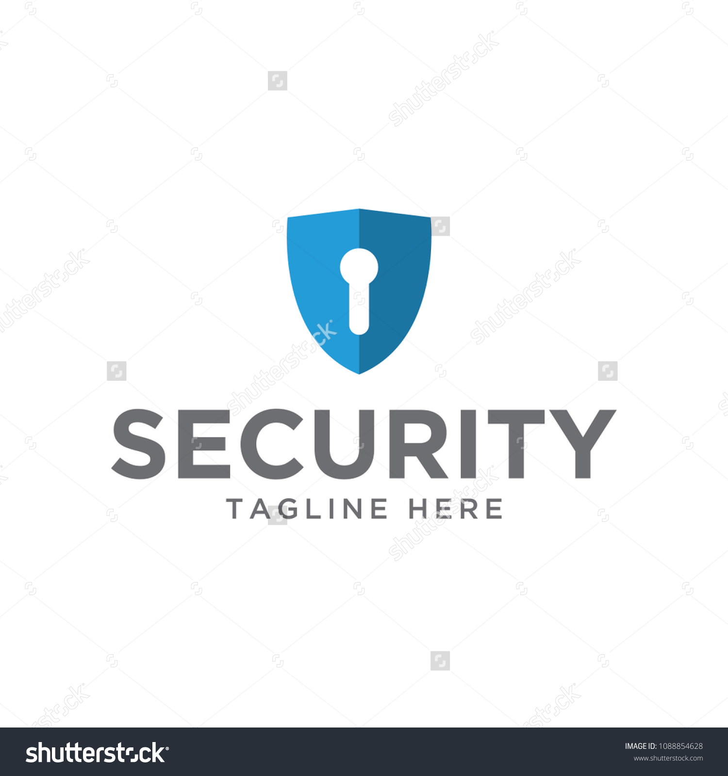 Shield Security Logo Icon Vector Template Stock Vector (Royalty Free ...