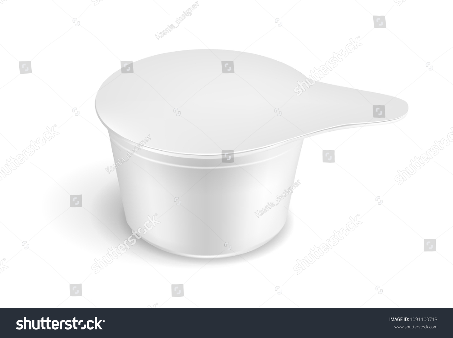 Single Serve Cup Dairy Creamer Stock Vector (Royalty Free) 1091100713 ...