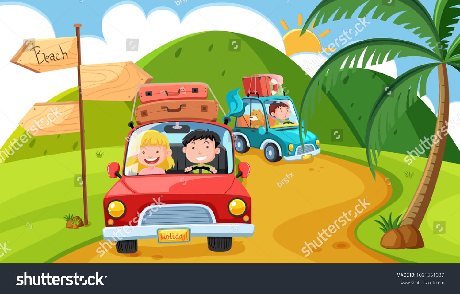 31 Long weekend car Stock Vectors, Images & Vector Art | Shutterstock