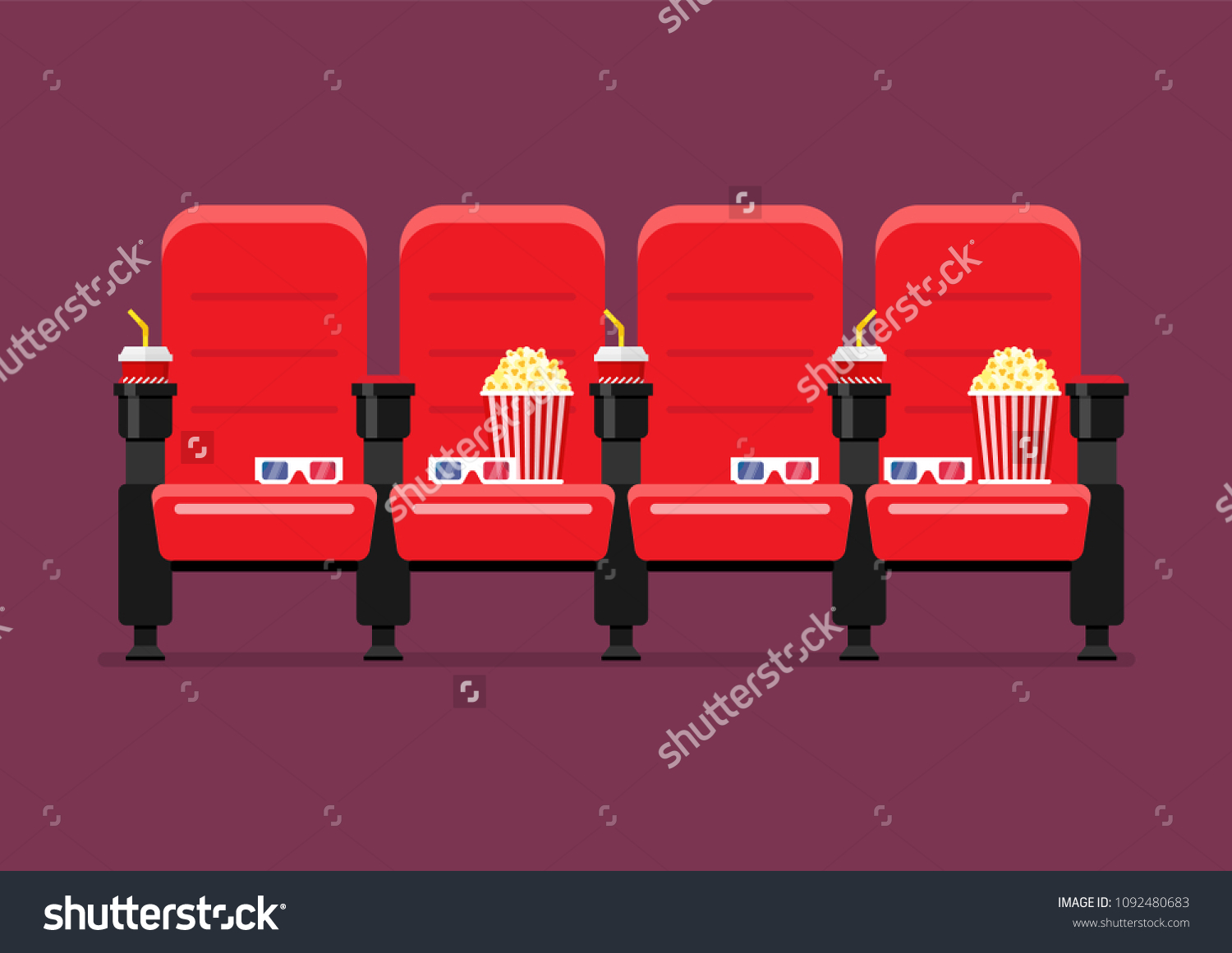 кресла для кинотеатра размеры