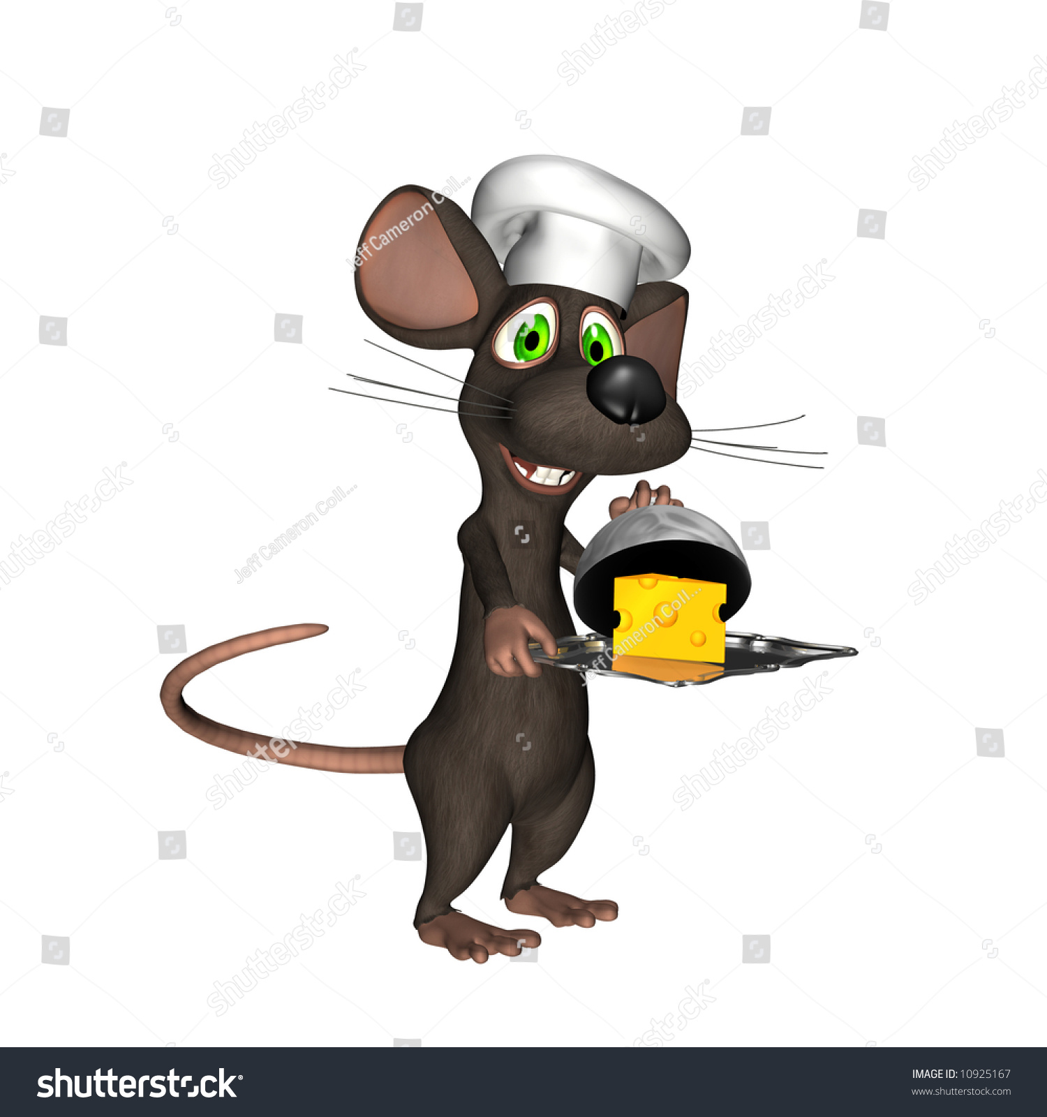 mouse with chef hat