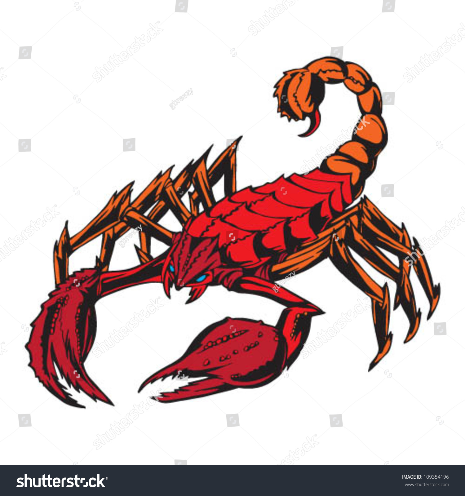 Скорпион Шаттерсток