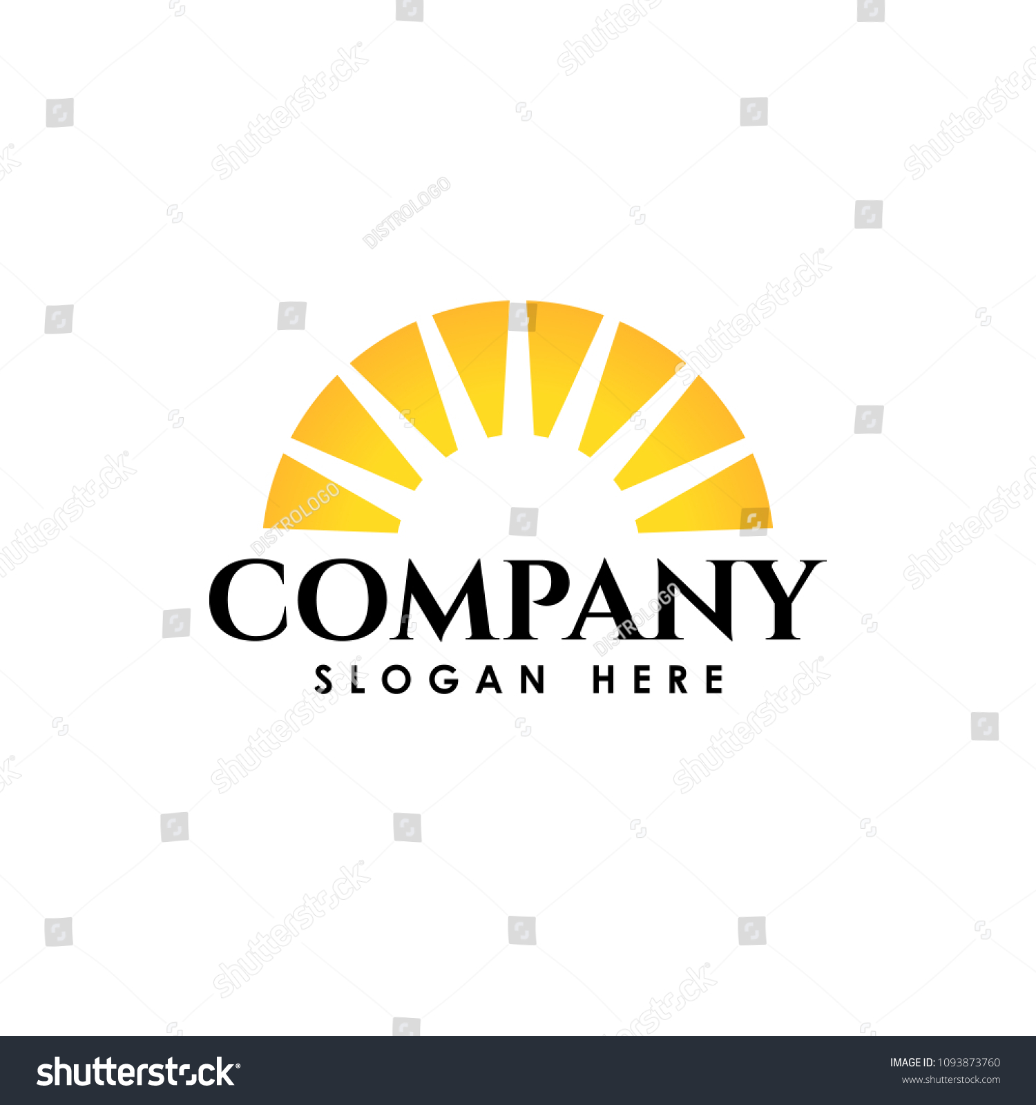 Sunrise Logo Template Vector Illustration Icon Stock Vector (Royalty ...