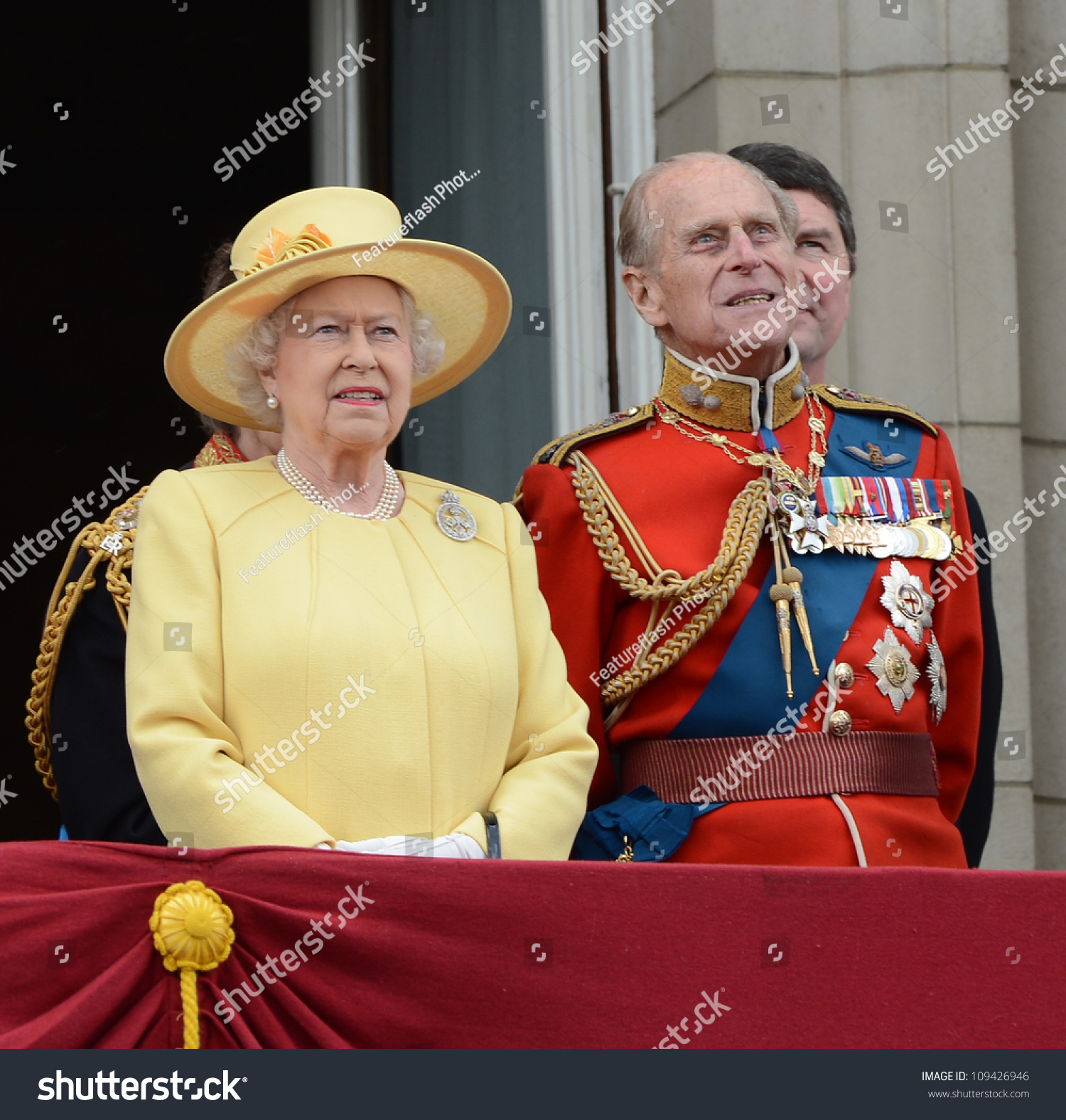 Queen Elizabeth Ii Duke Edinburgh Attend Stock Photo 109426946 ...