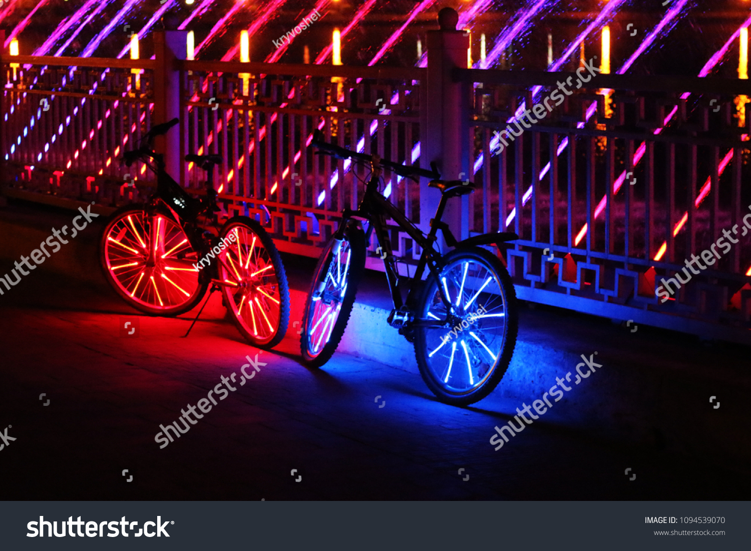 neon lights for bicycle wheels