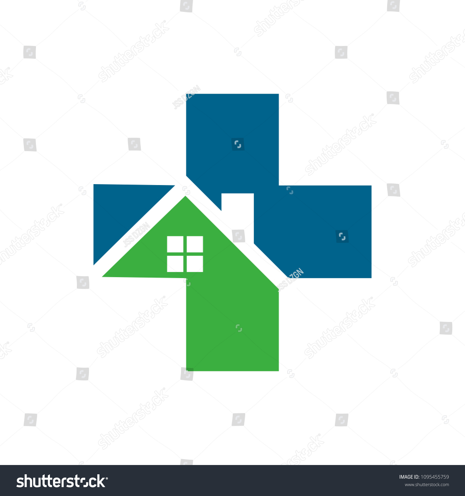 Cross Logo Medical Icon Healthcare Symbol Stock Vector (Royalty Free ...