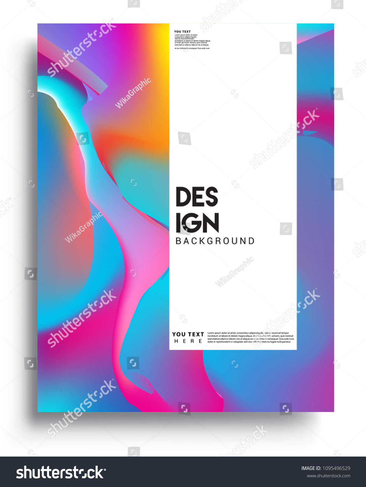 Covers Template Liquid Color Liquid Colorful Stock Vector (Royalty Free ...