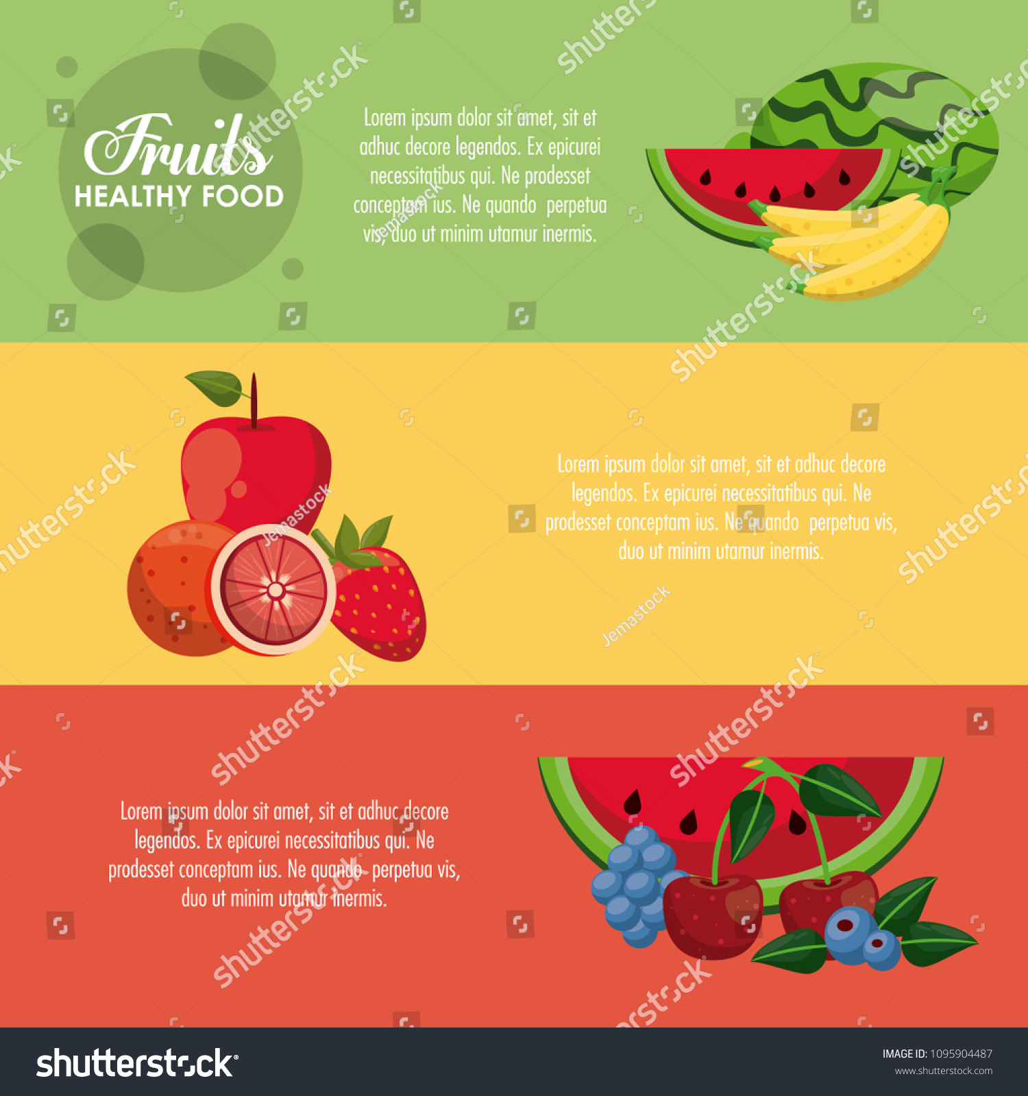 Healthy Food Infographic Stock Vector Royalty Free 1095904487 Shutterstock 5430