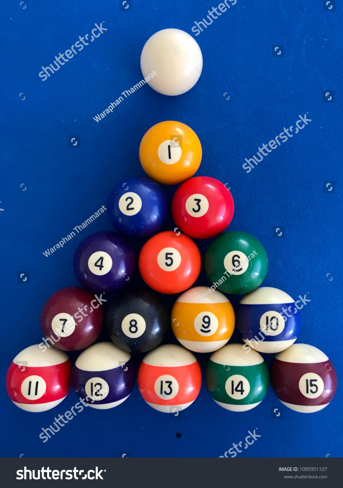 Plastic Mini American Spots & Stripes Pool Balls & Triangle WXS Billard Triangle Various Sizes 