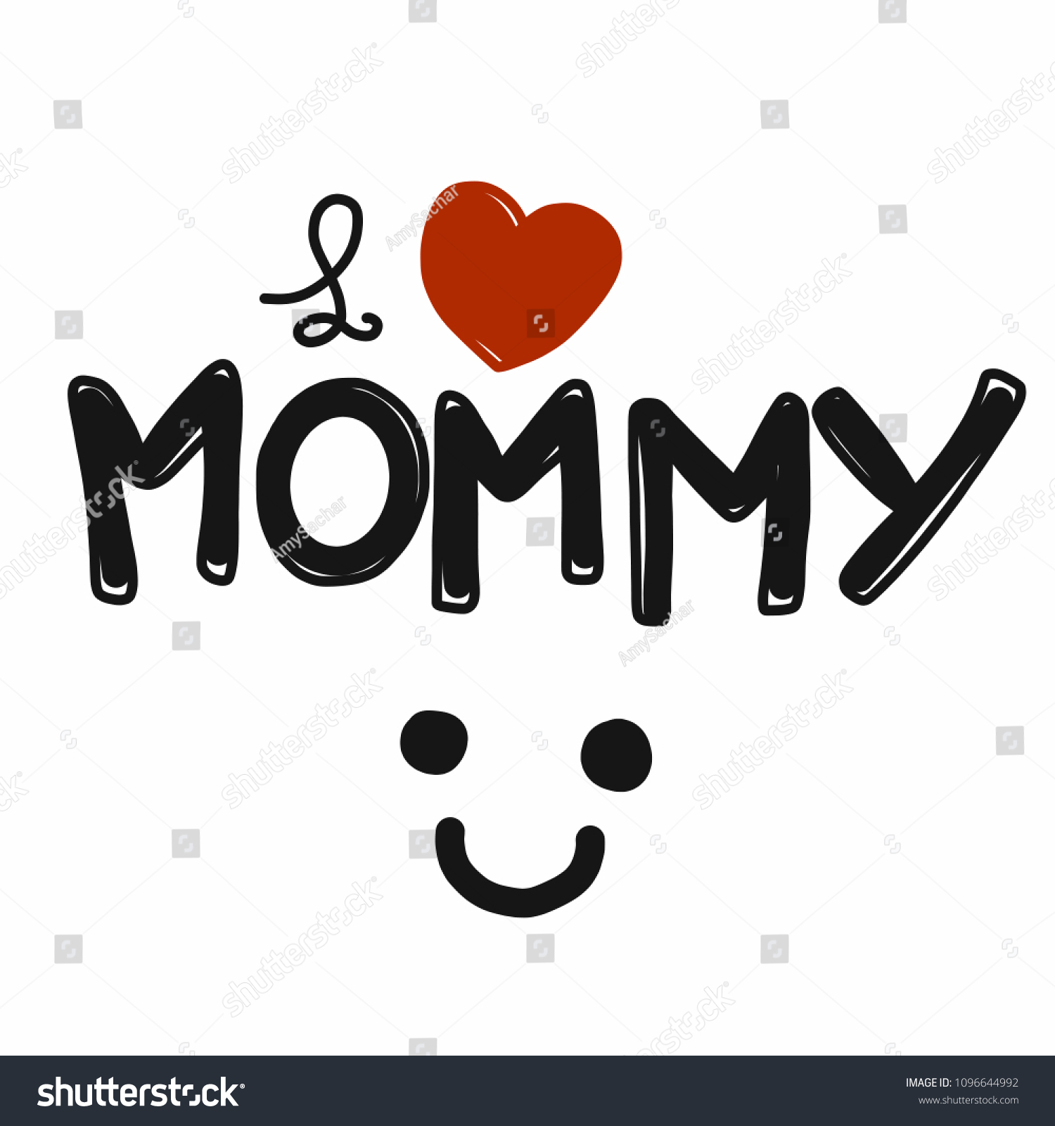 Love Mommy Word Smile Comic Style: стоковые изображения в HD и миллионы дру...