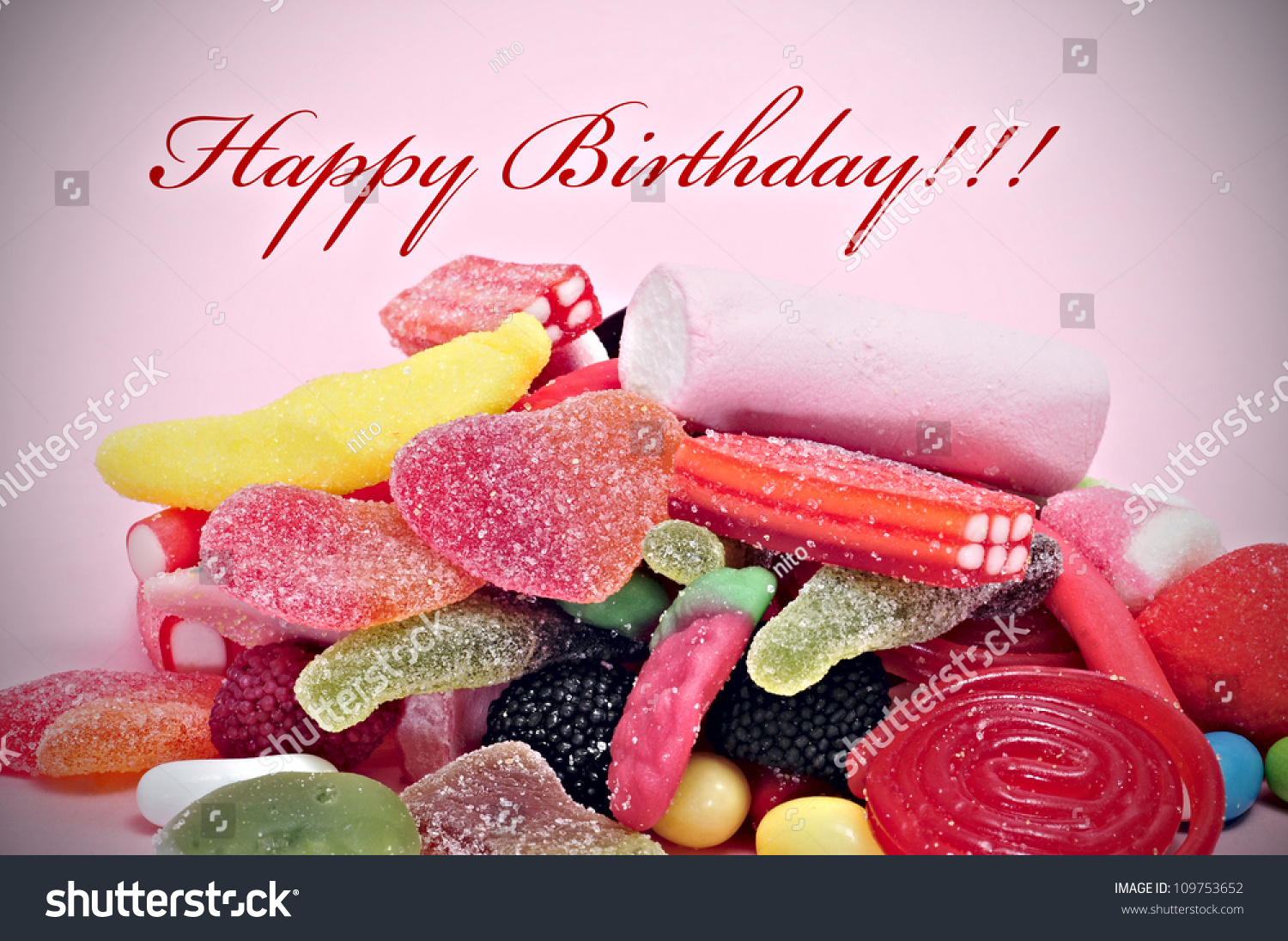 pile-candies-sentence-happy-birthday-written-stock-photo-109753652