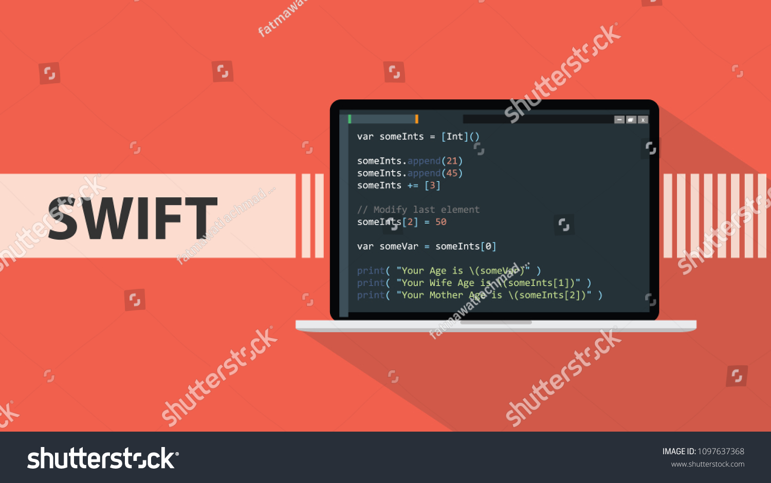 776 Swift Coding Gambar, Foto Stok & Vektor | Shutterstock