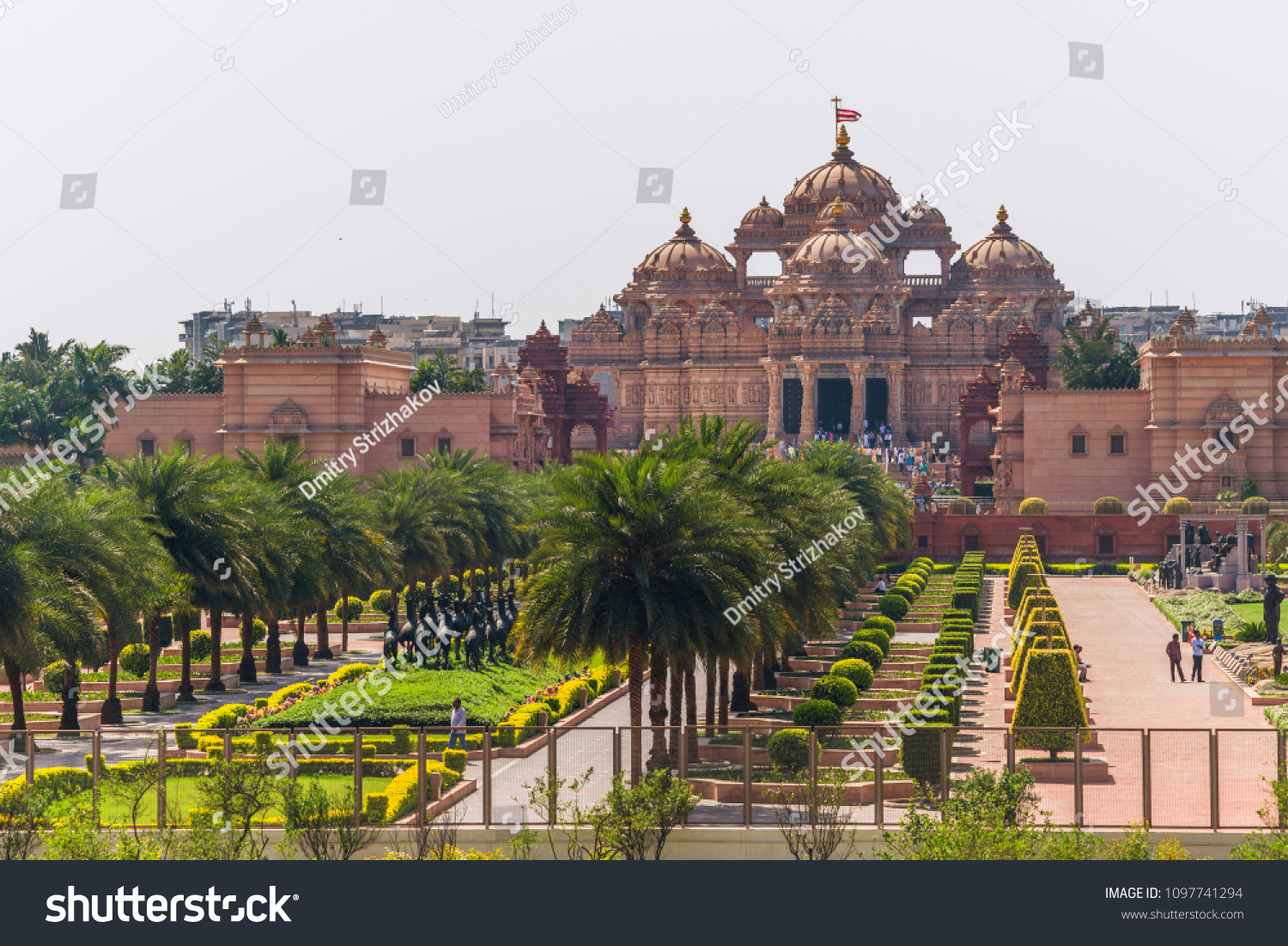 Swaminarayan Akshardham Delhi India Stock Photo 1097741294 | Shutterstock