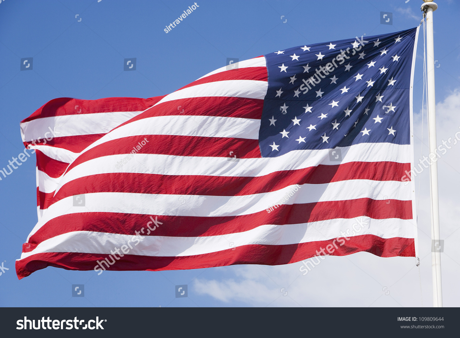 American Flag Sky Background Stock Photo 109809644 | Shutterstock