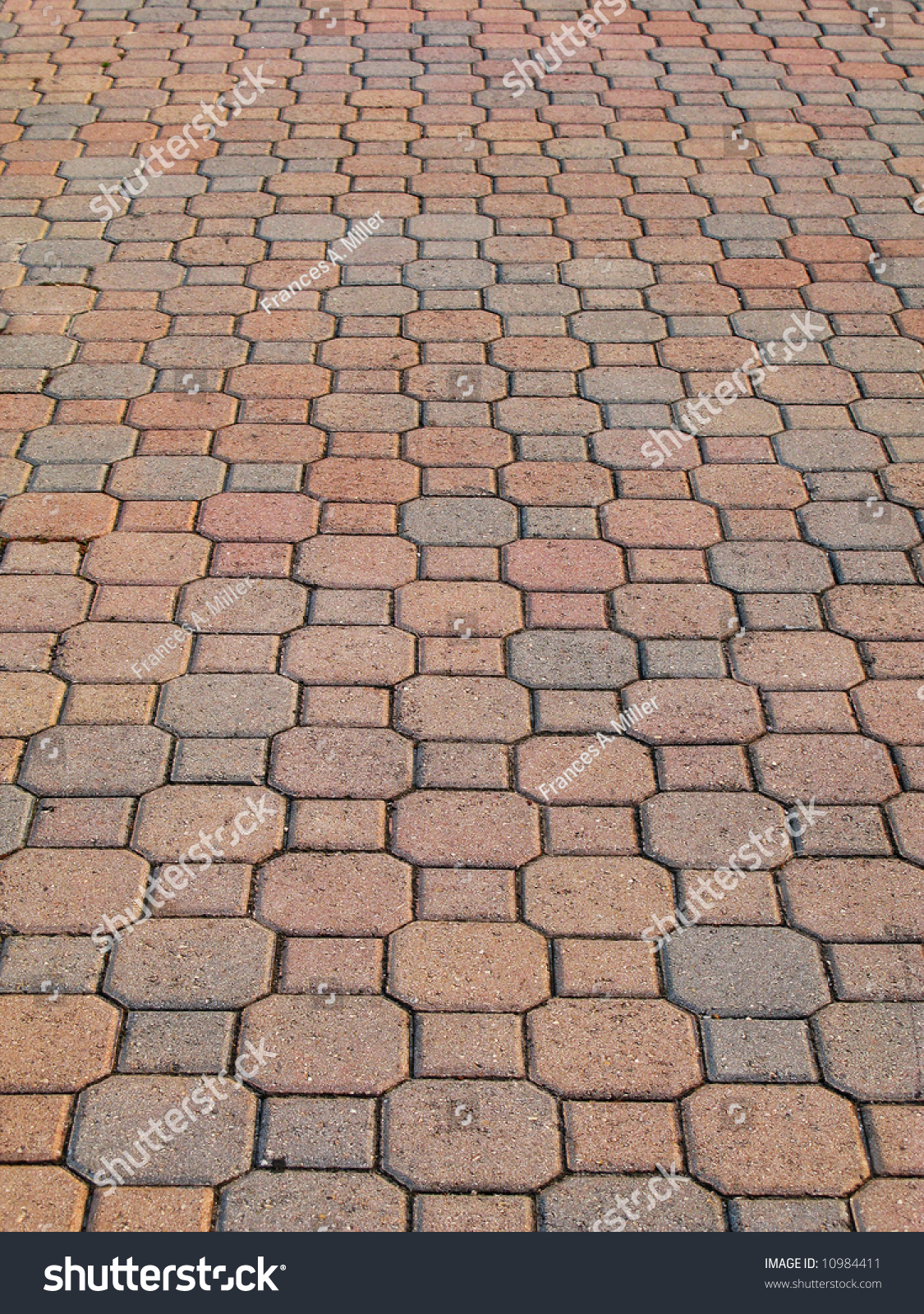 Octagonal Brick Pavement Perspective Stock Photo 10984411 | Shutterstock