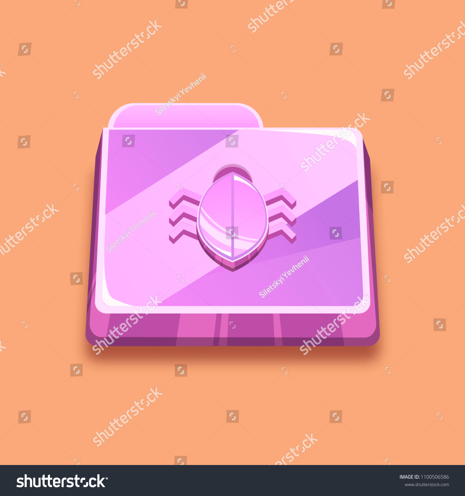 Antivirus Cyber Security Purple Computer Folder Stock Illustration 1100506586 Shutterstock 7237