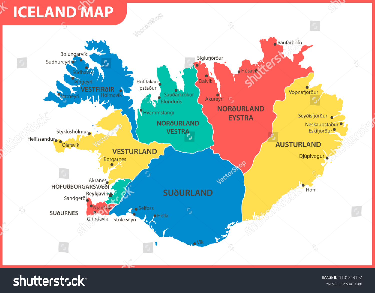 Административное деление Исландии