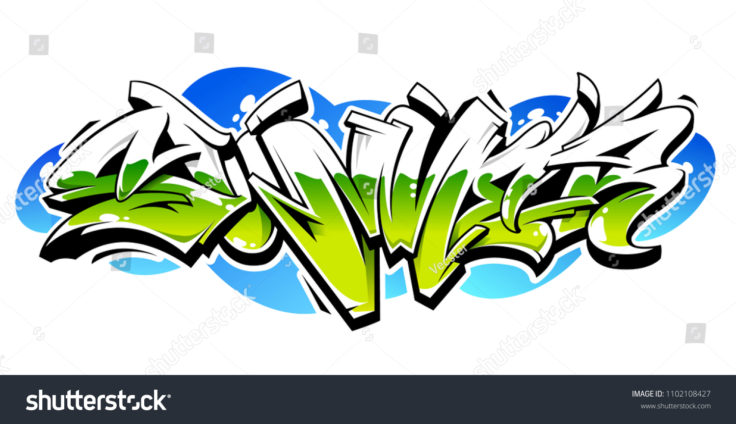 Summer Graffiti Vector Original Lettering Summer Stock Vector (Royalty ...